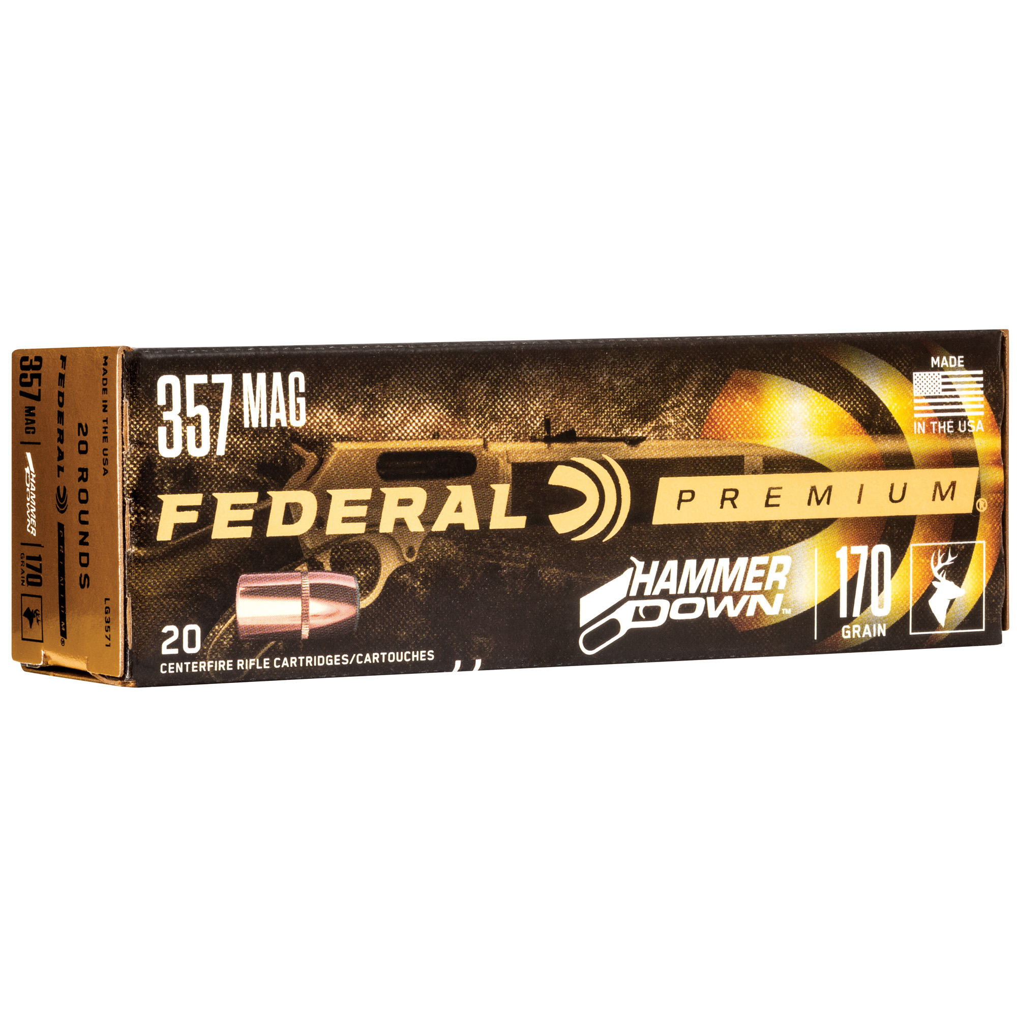 Federal Hammer Down 357 Magnum 170gr Soft Point – 20rd