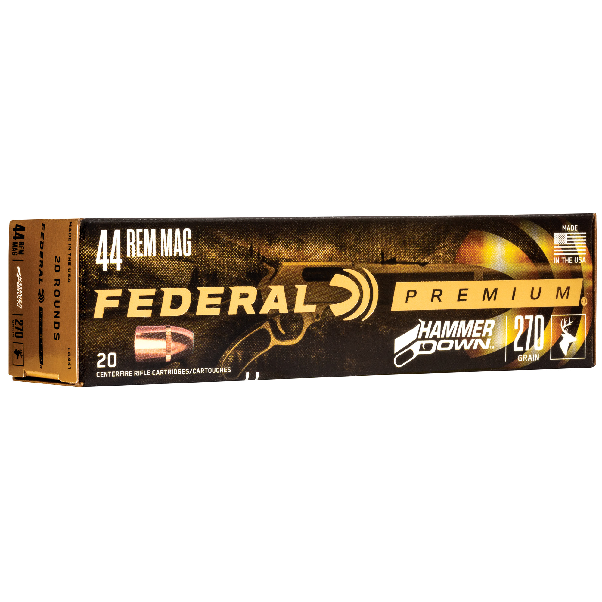 Federal Premium Hammer Down 44 Magnum 270gr Soft Point – 20rd