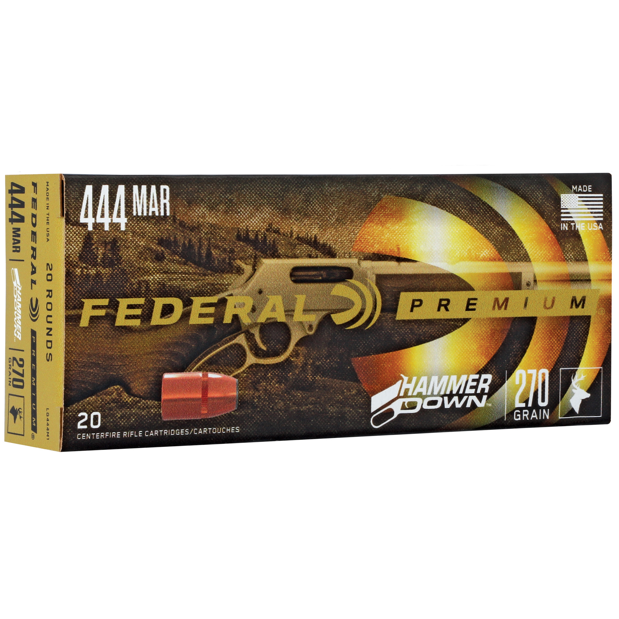 Federal Hammer Down 444 Marlin 270gr Soft Point – 20rd