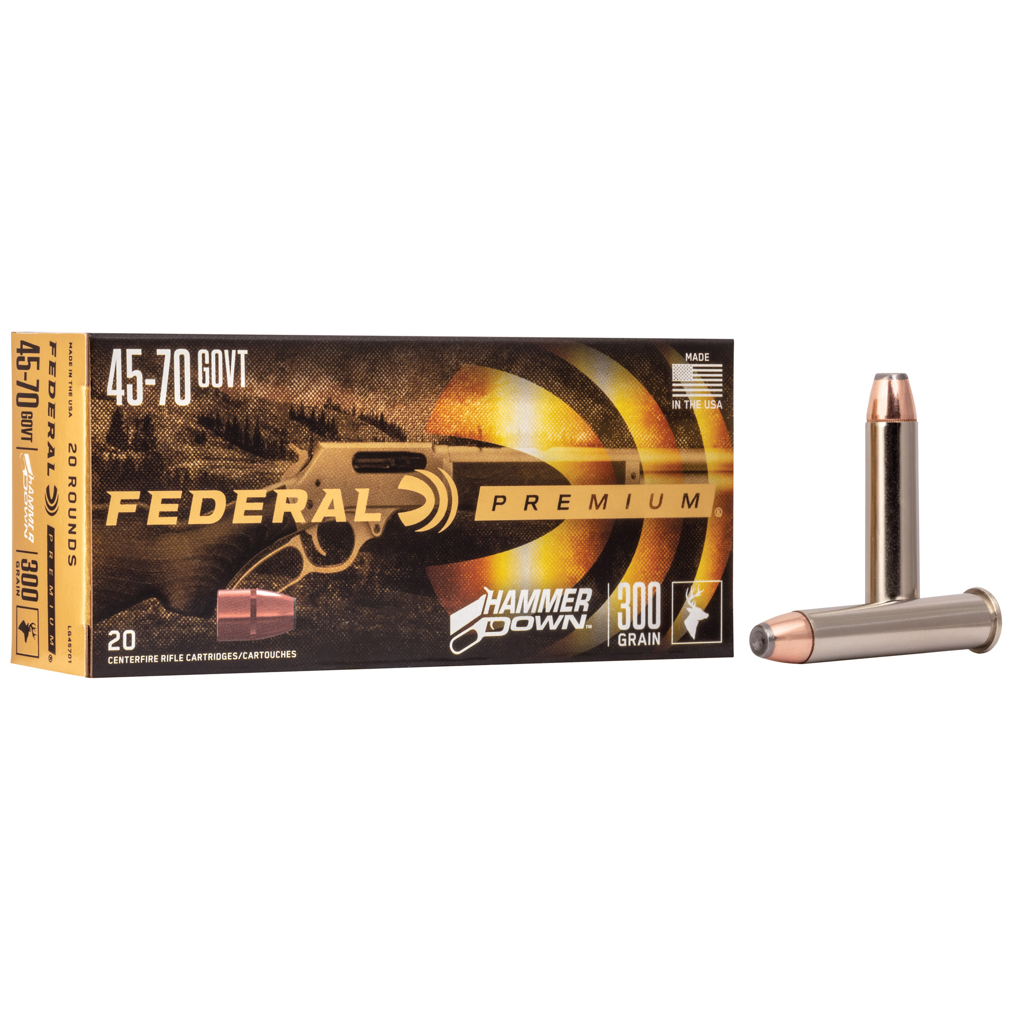 Federal Premium Hammer Down 45-70 Government 300gr Soft Point – 20rd