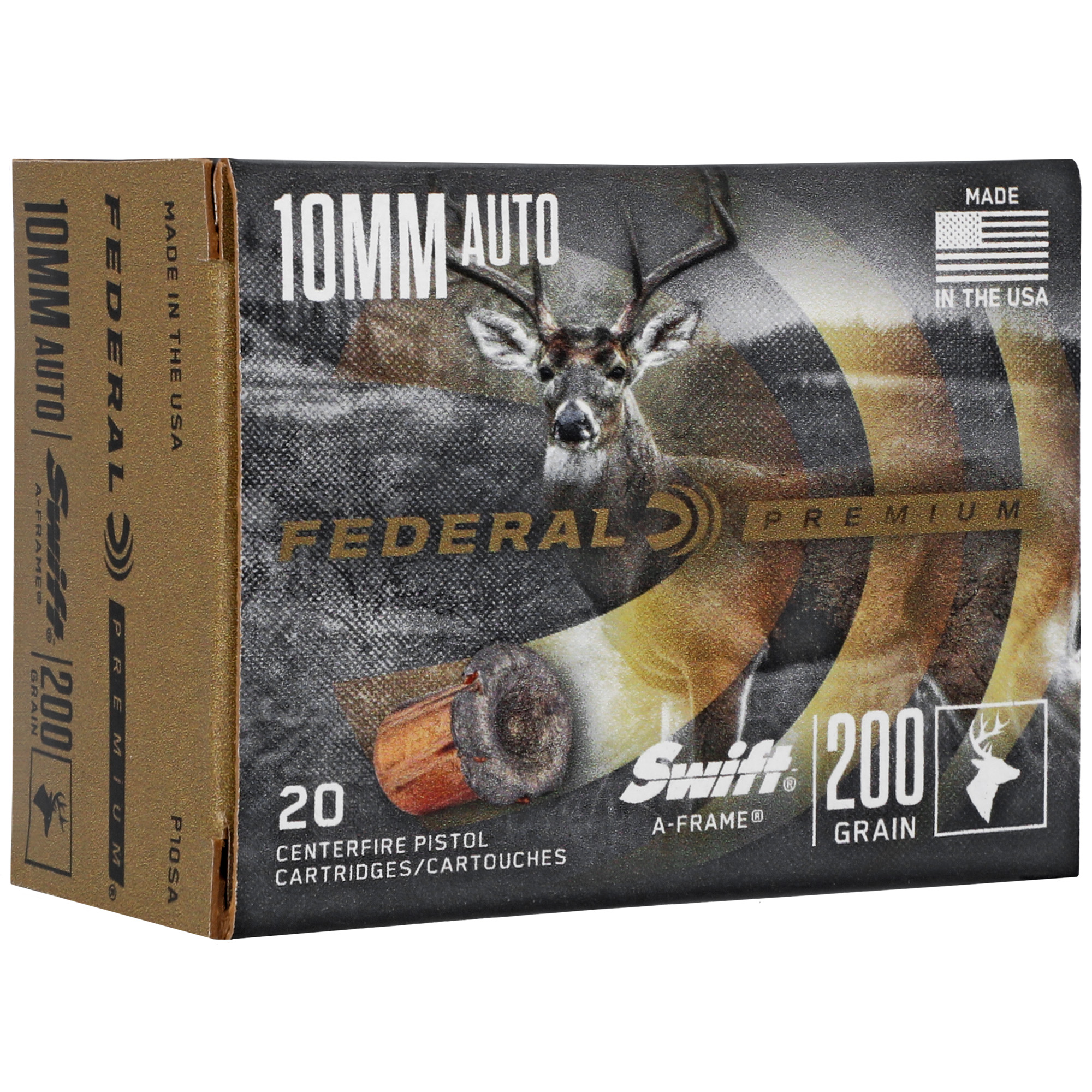 Federal Swift A-Frame 10mm 200gr Jacketed Hollow Point – 20rd