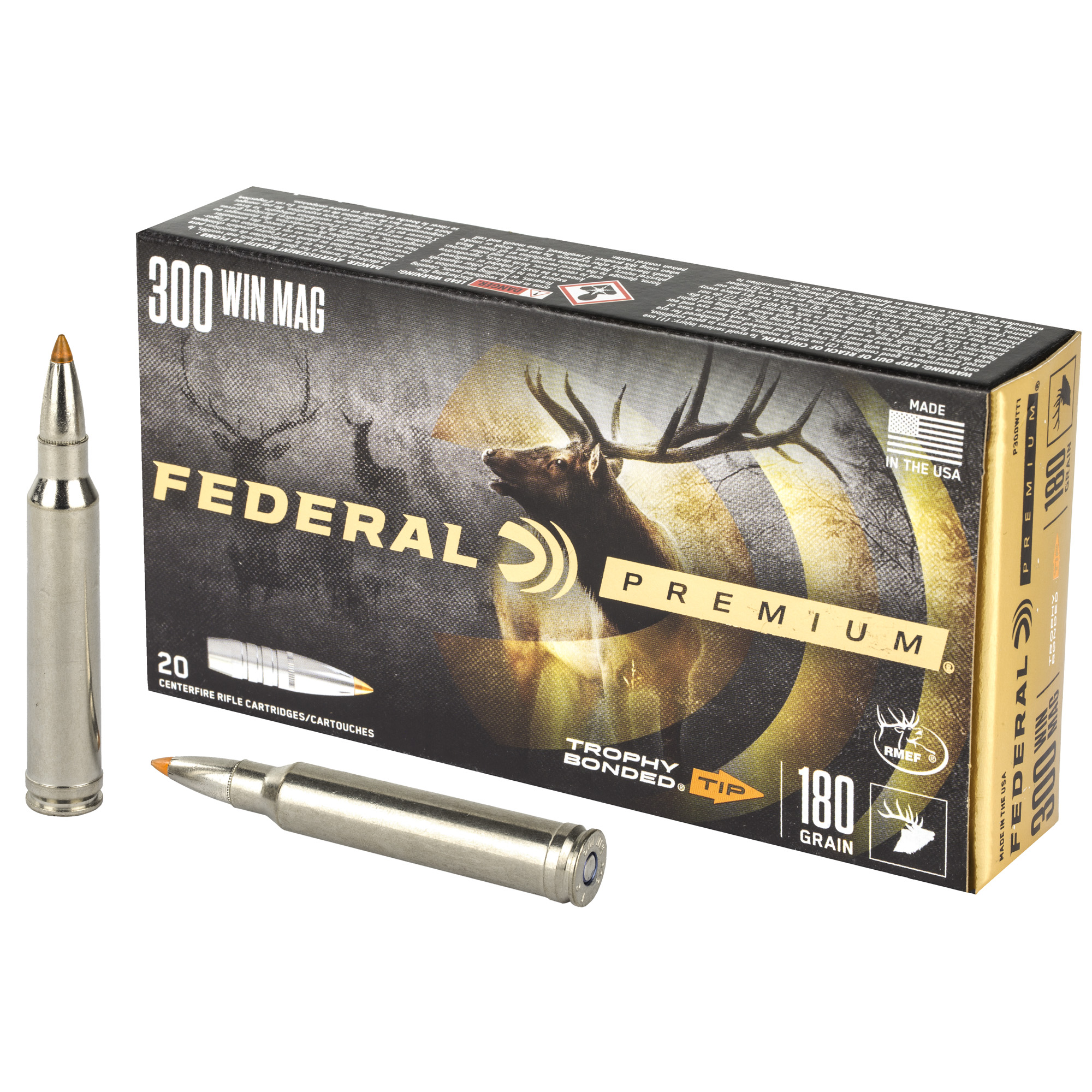 Federal Premium 300 Winchester Magnum 180gr Bonded Hollow Point – 20rd