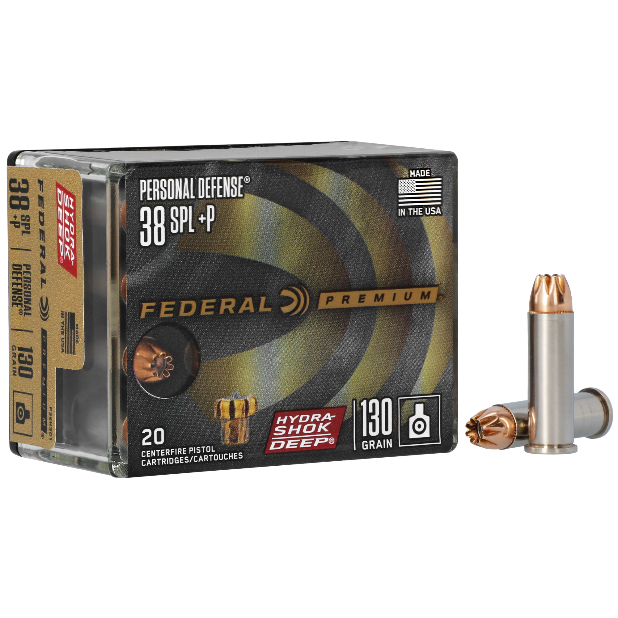 Federal Premium 38 Special 130gr Jacketed Hollow Point – 20rd