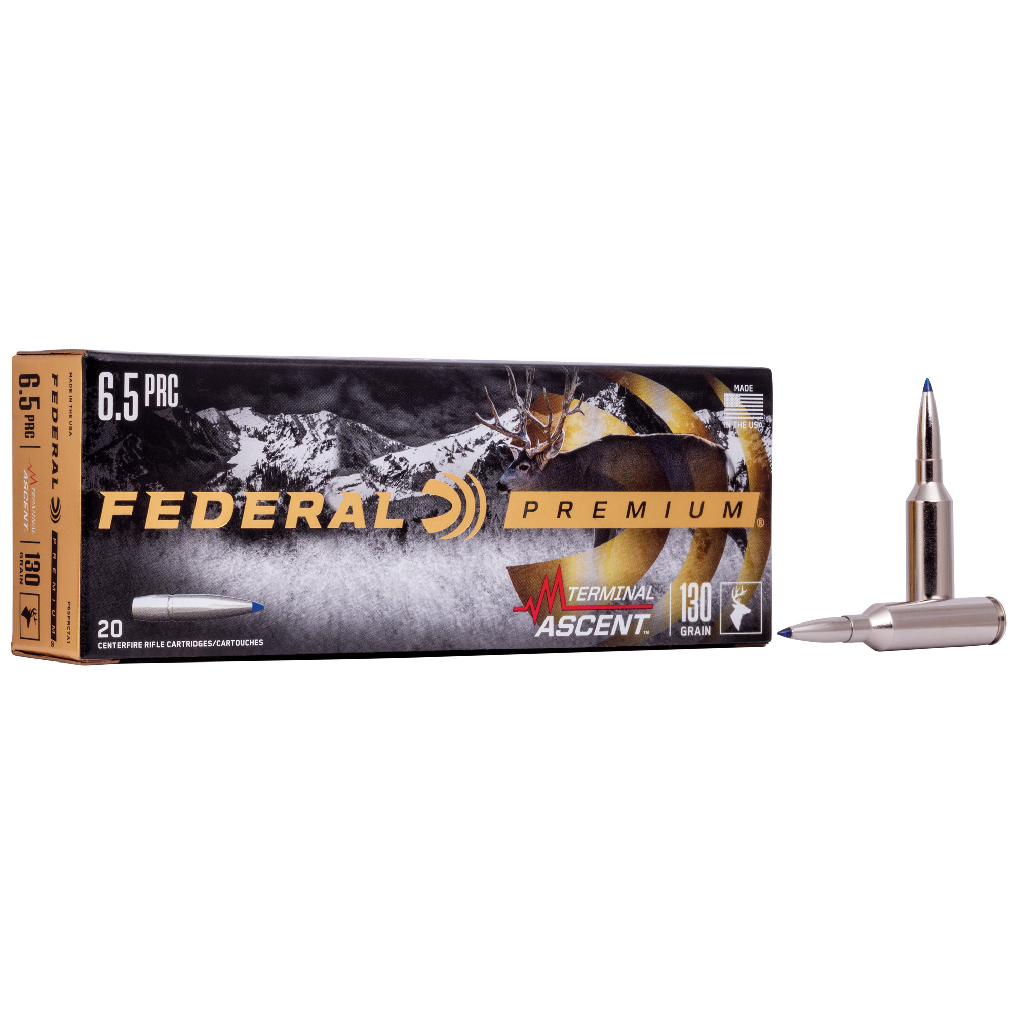 Federal Premium 6.5 PRC 130gr Terminal Ascent – 20rd