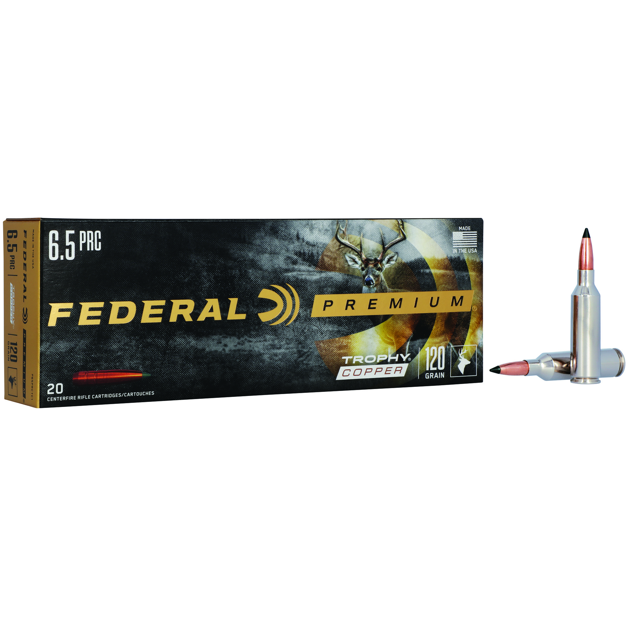 Federal Premium 6.5 PRC 120gr Copper – 20rd