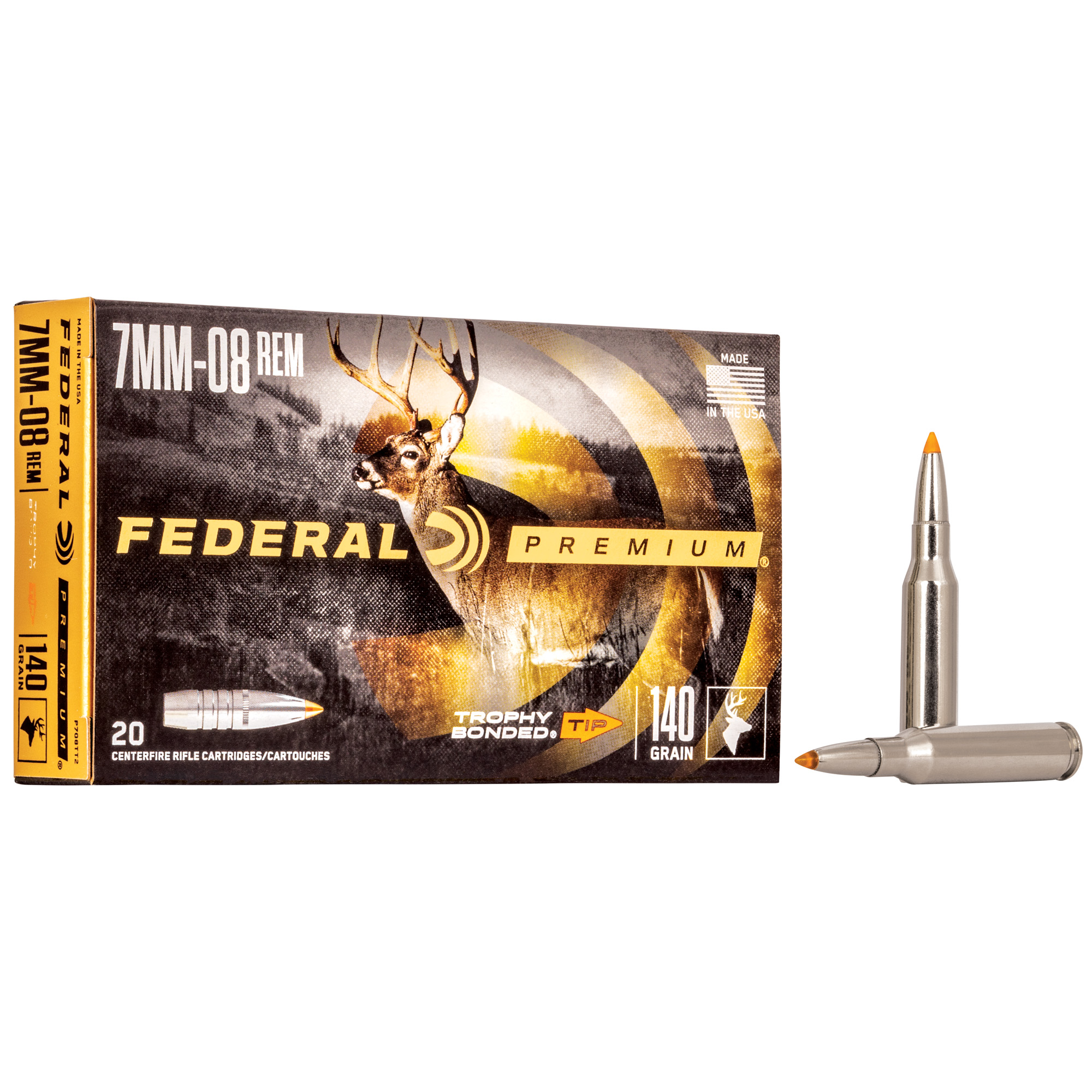 Federal Premium 7MM-08 140gr Bonded Hollow Point – 20rd