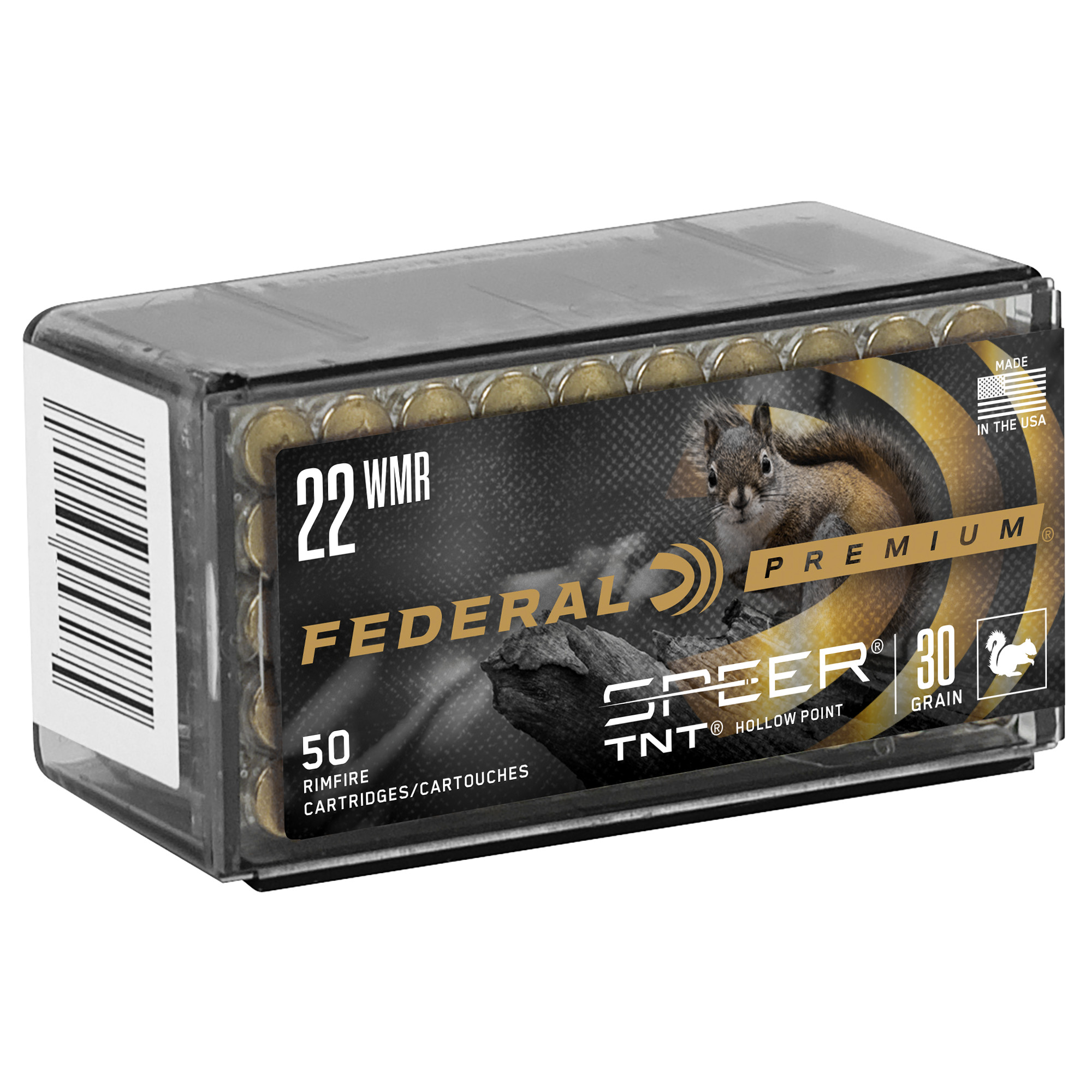 Federal Premium 22 WMR 30gr Jacketed Hollow Point – 50rd