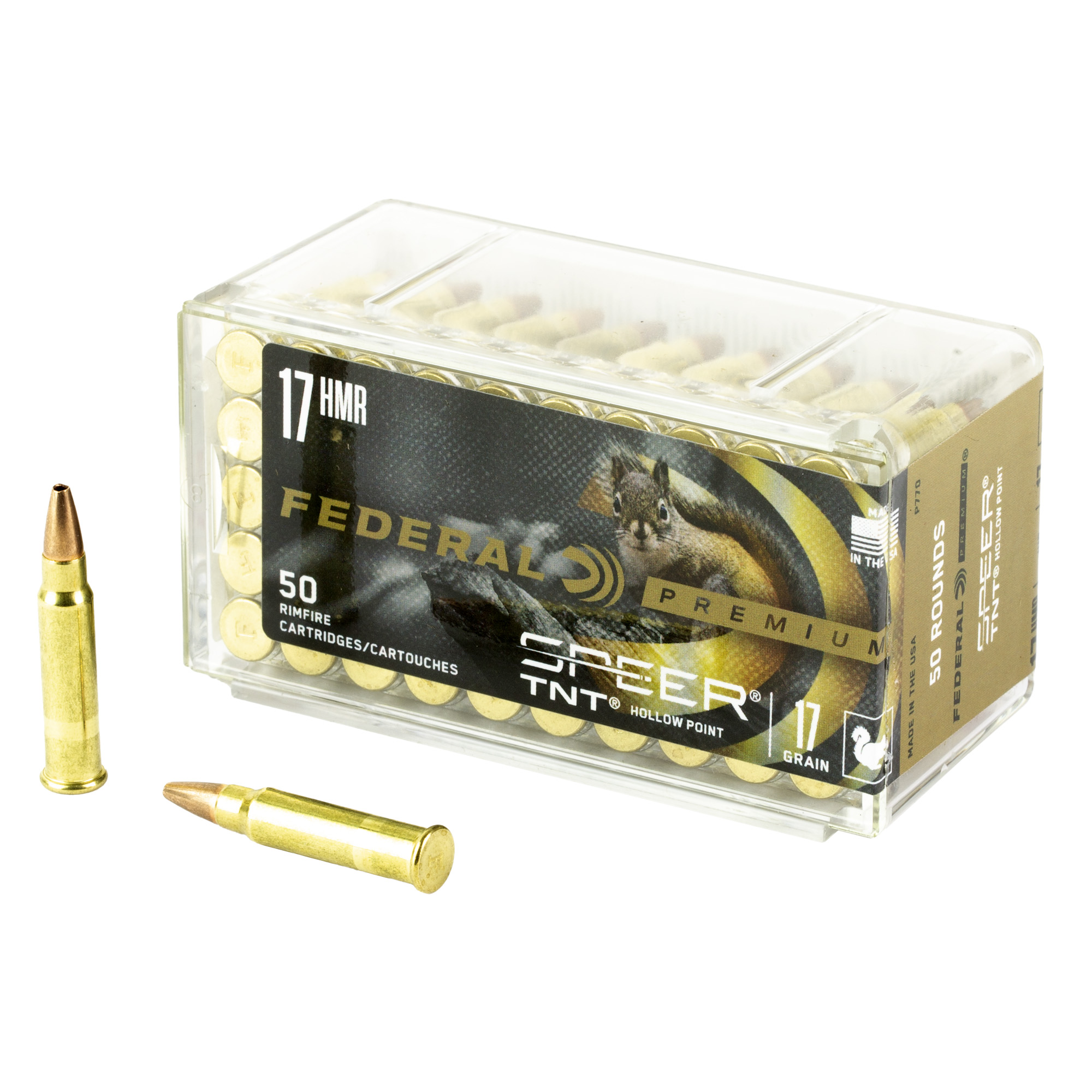 Federal Premium 17 HMR 17gr TNT – 50rd