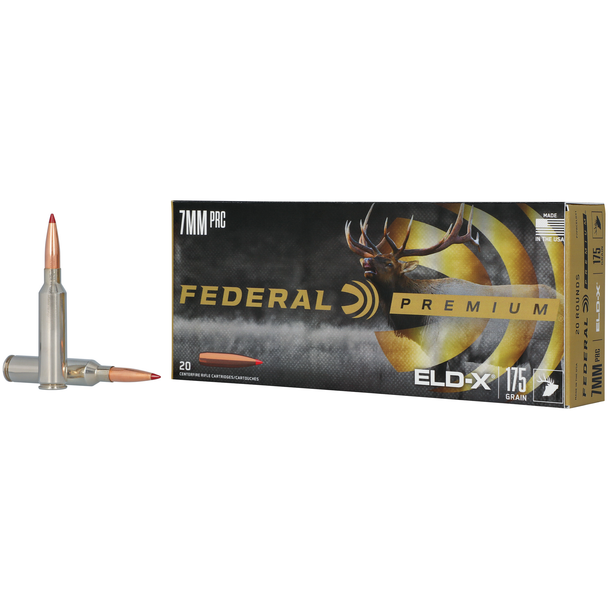 Federal Premium Classic Extremely Low Drag eXpanding 7MM PRC 175gr Polymer Tip – 20rd