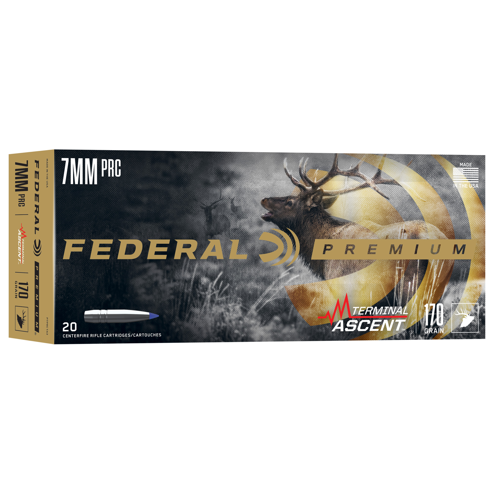 Federal Premium Classic Terminal Ascent 7MM PRC 170gr – 20rd