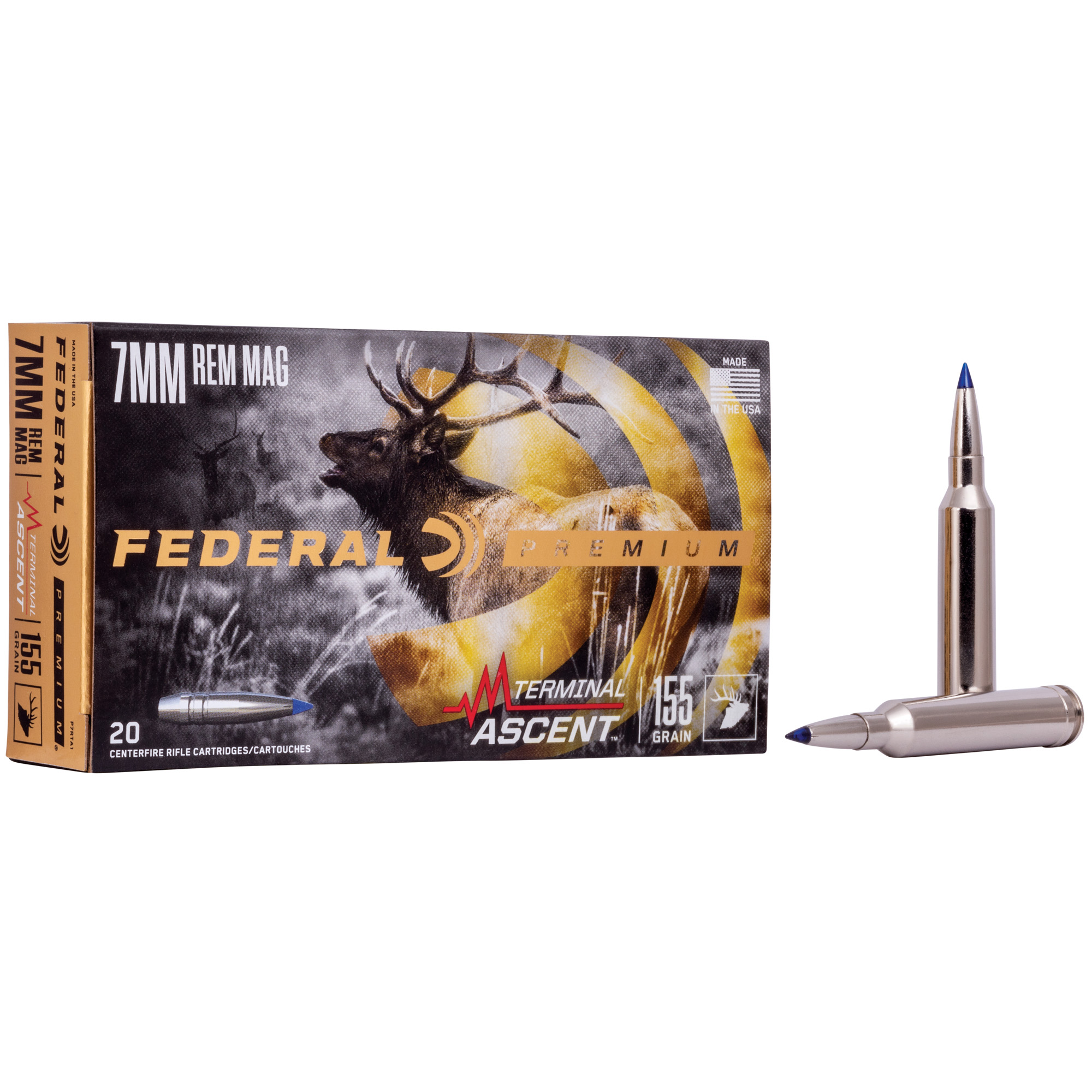 Federal Premium 7mm Remington 155gr Terminal Ascent – 20rd