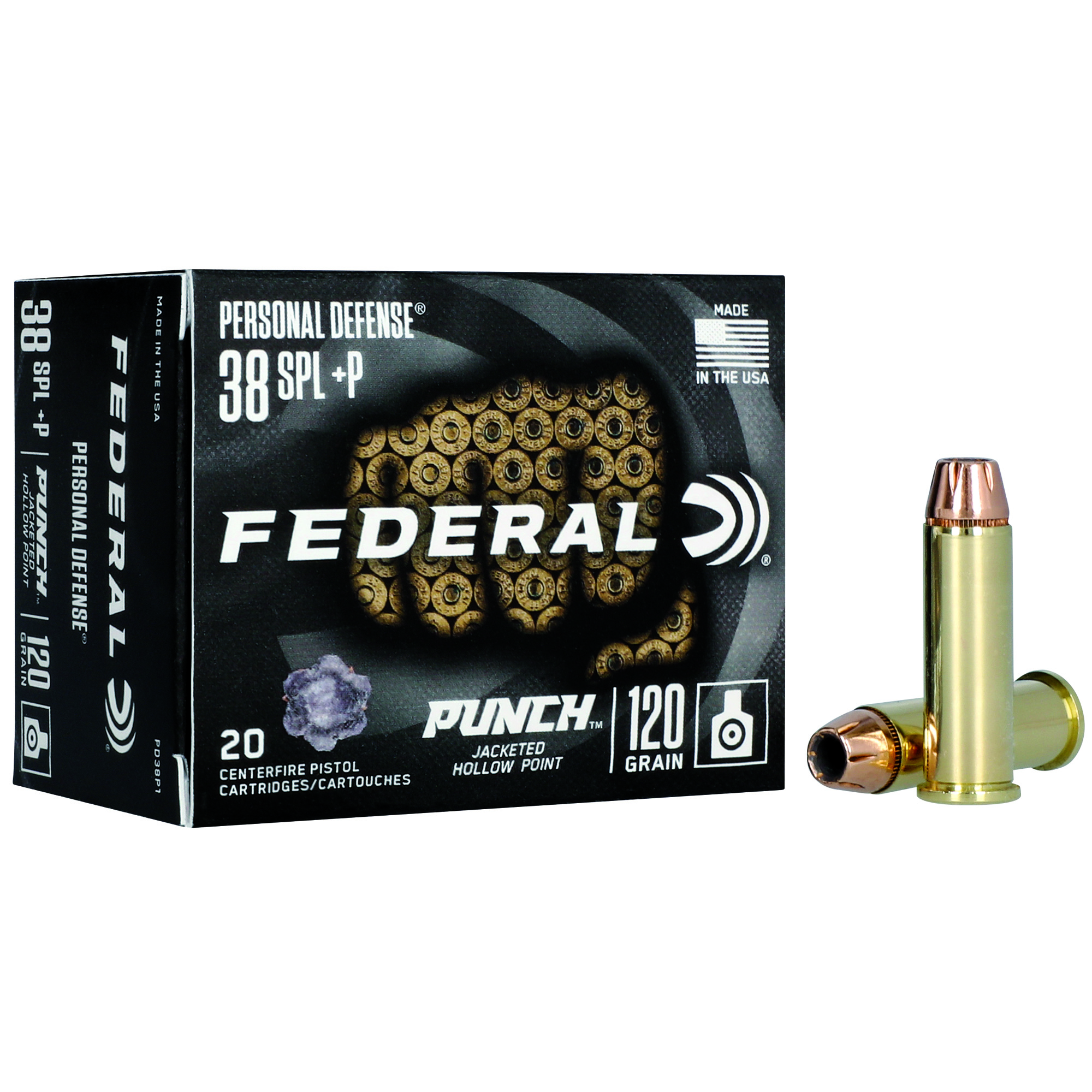 Federal Premium Punch 38 Special 120gr Jacketed Hollow Point – 20rd