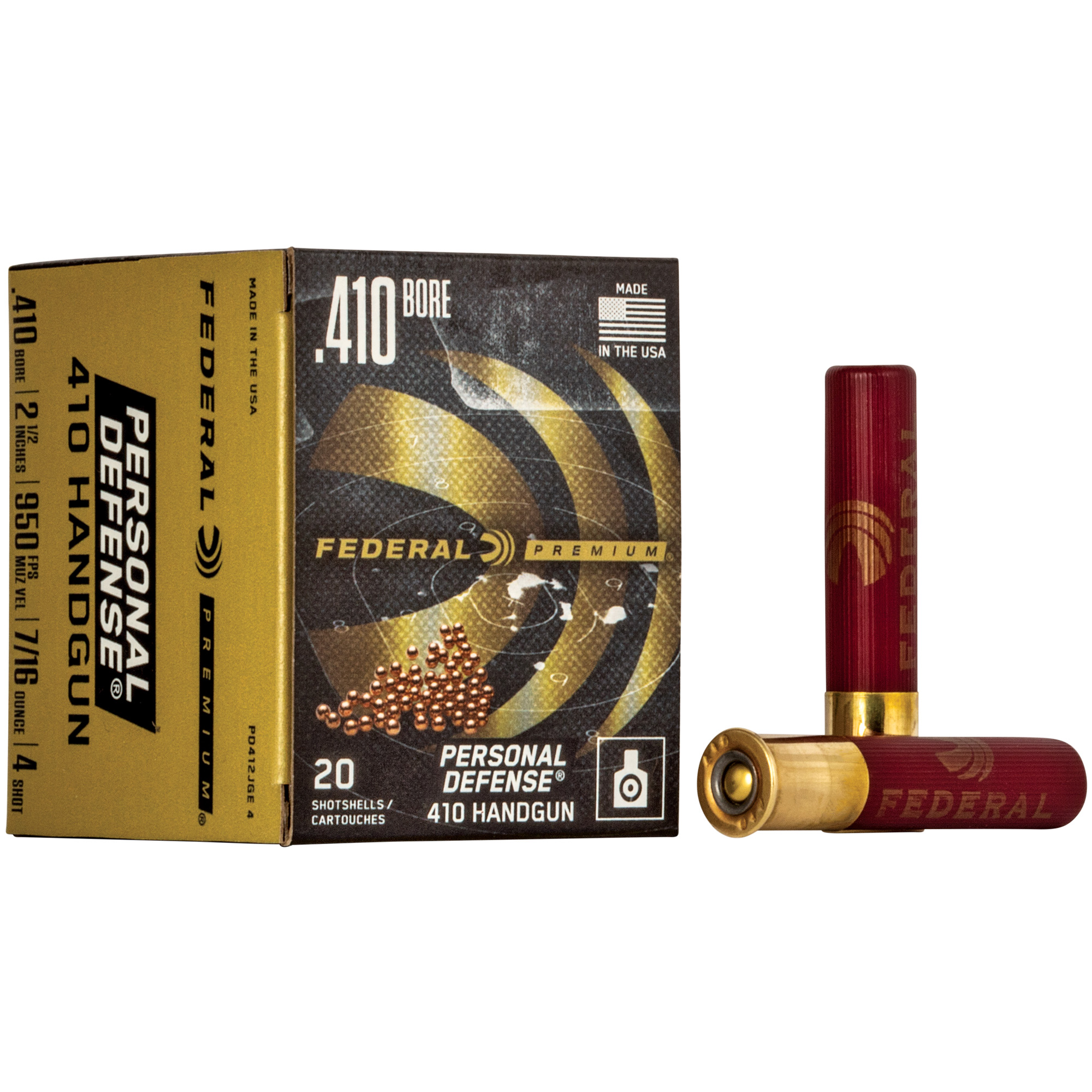 Federal Premium Personal Defense 410 Gauge 2.5″ Shot – 20rd