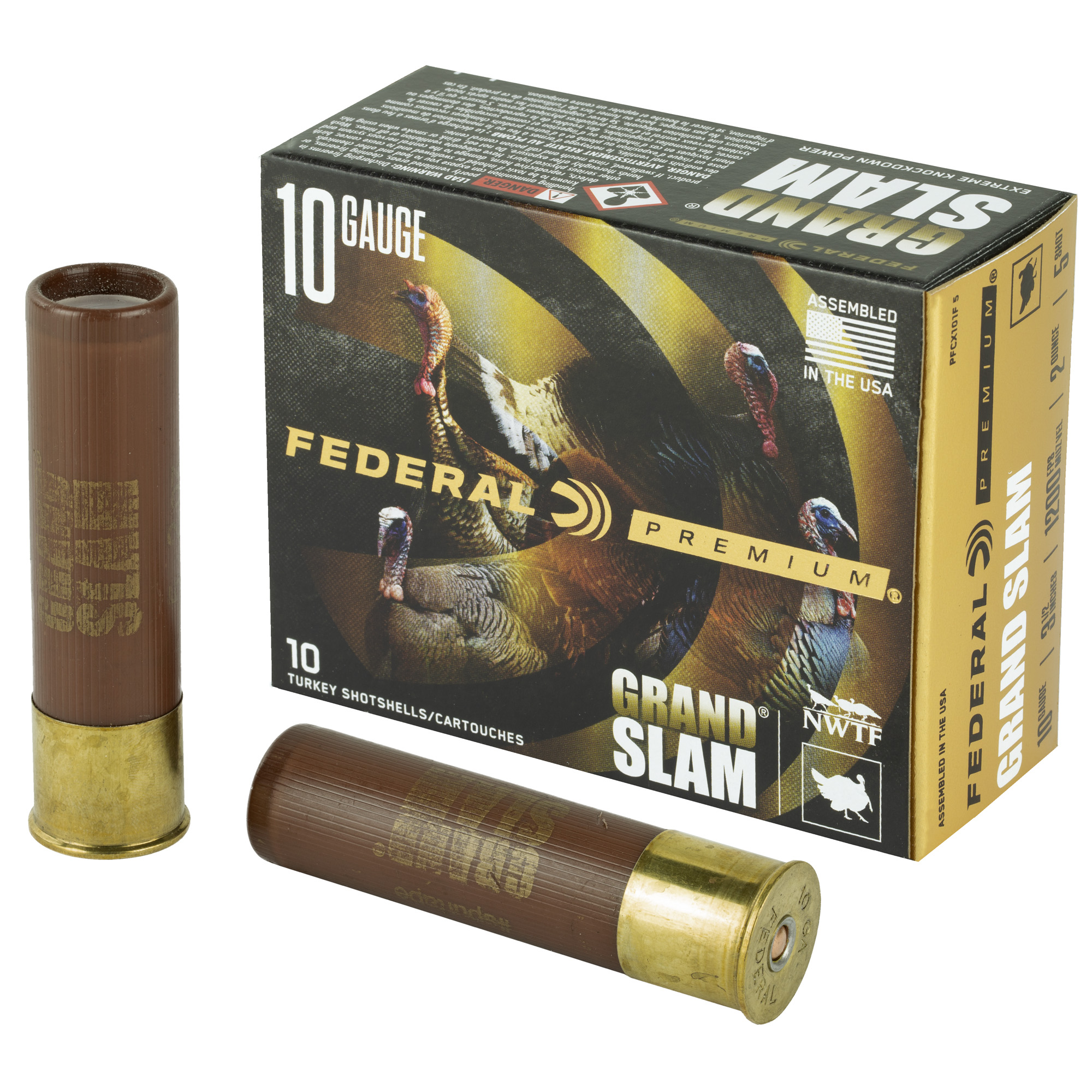 Federal Grand Slam 10 Gauge 3.5″ #5 Shotshell – 10rd