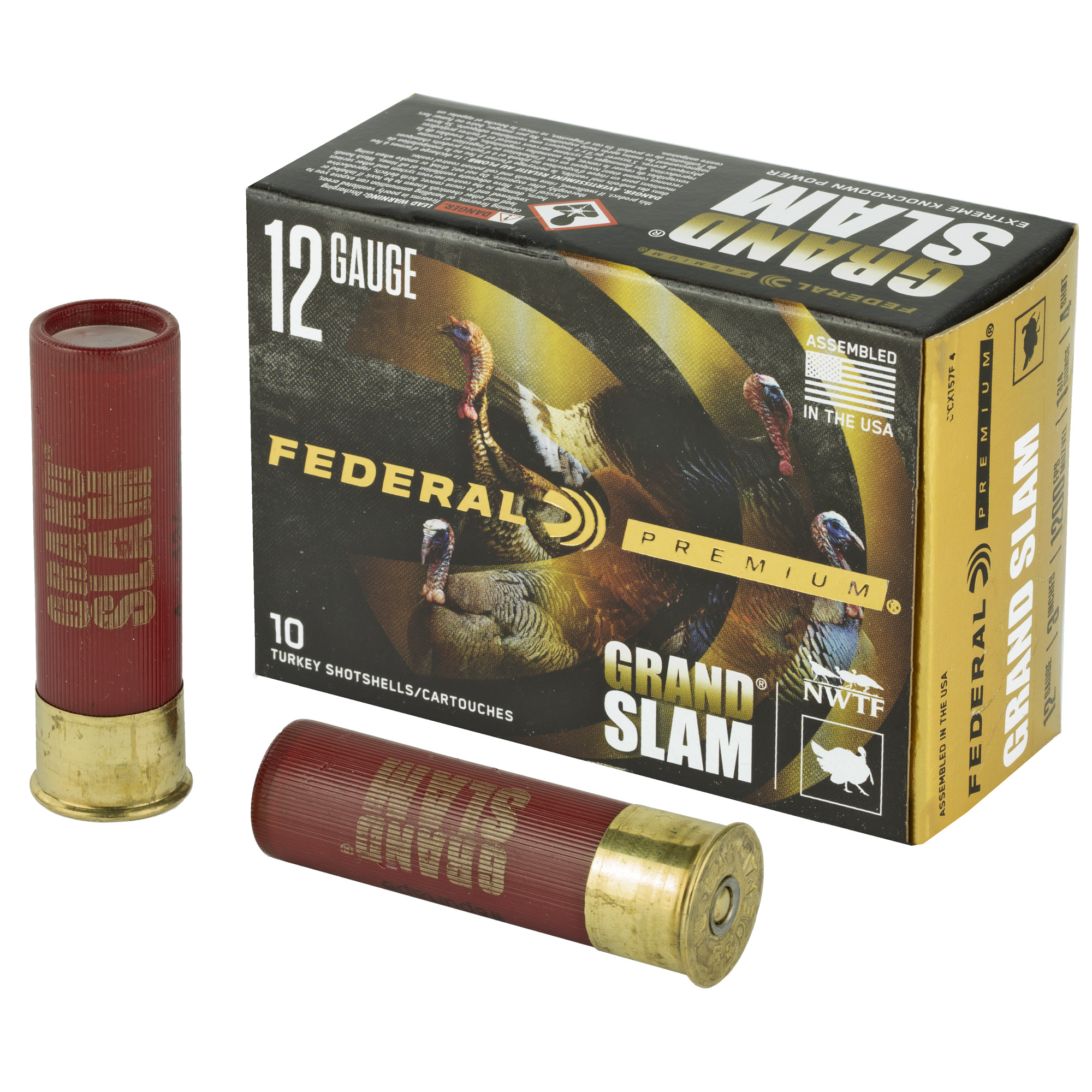 Federal Grand Slam 12 Gauge 3″ Flight Control #4 Shotshell – 10rd