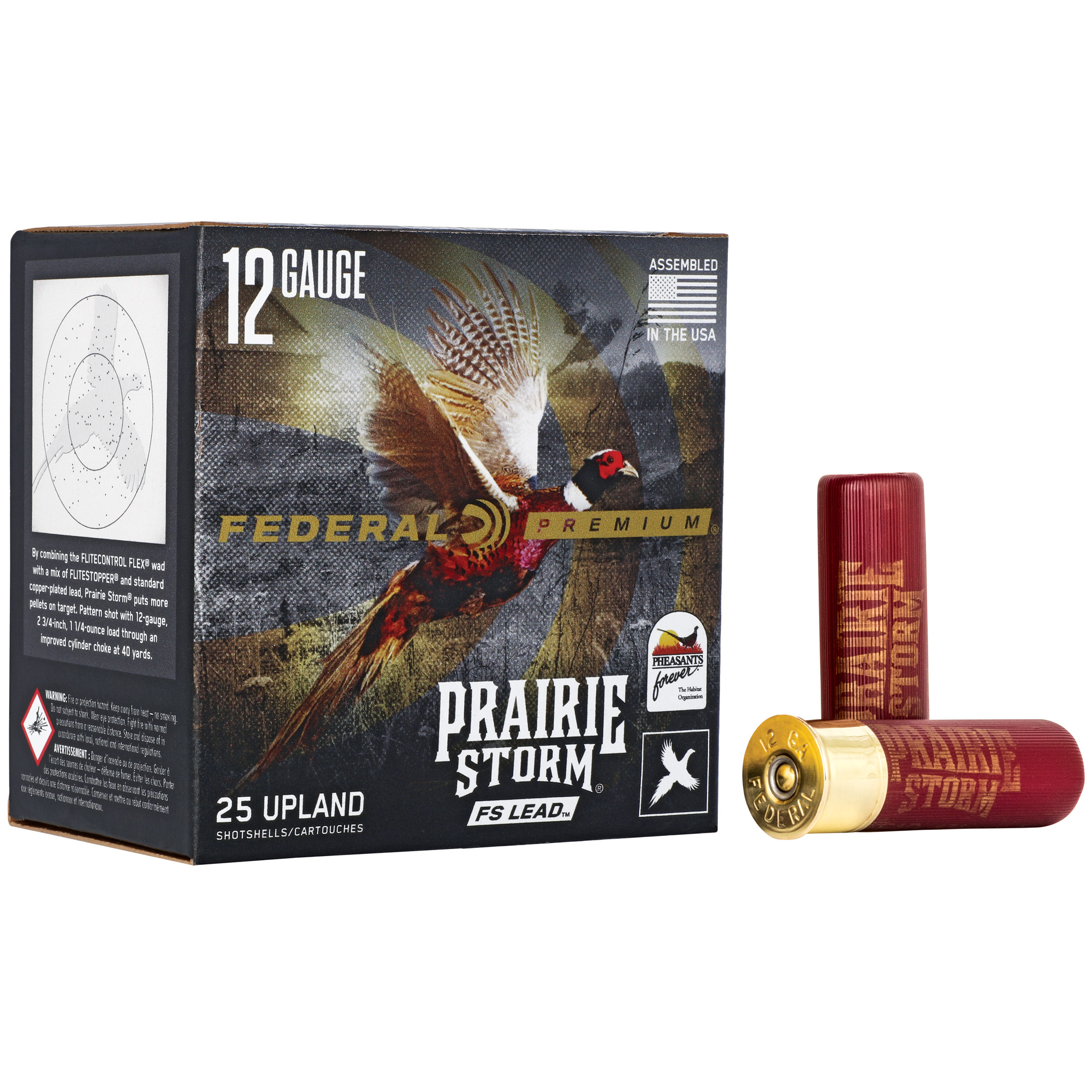 Federal Premium Prairie Storm 12 Gauge 3″ #5 Lead – 25rd