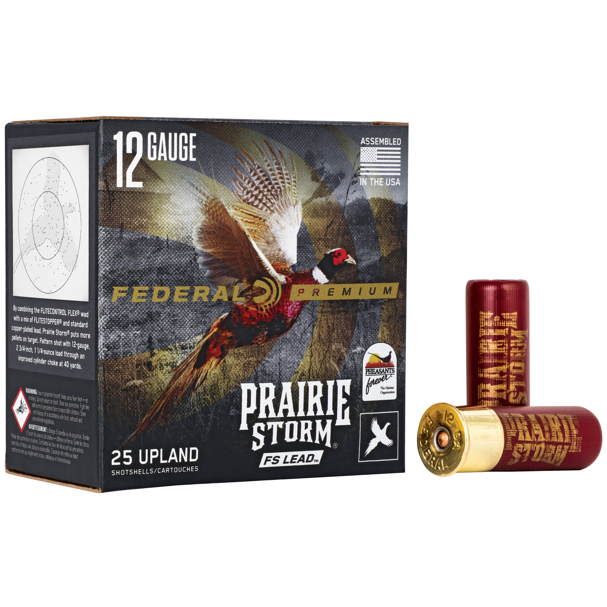 Federal Premium Prairie Storm 12 Gauge 2.75″ #5 Lead – 25rd