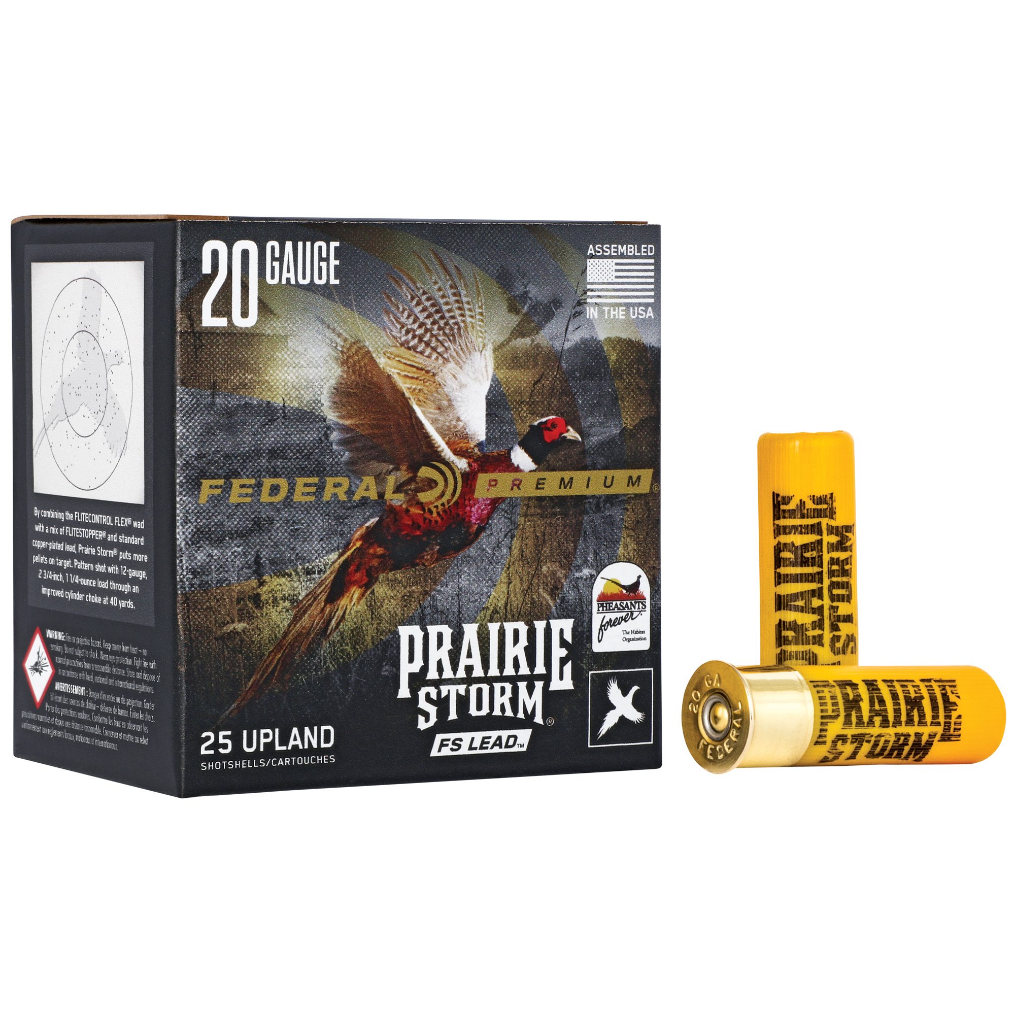 Federal Premium Prairie Storm 20 Gauge 2.75″ #5 Lead – 25rd