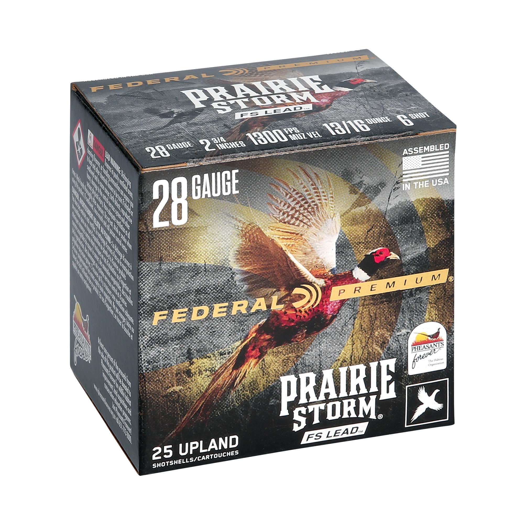 Federal Premium Prairie Storm 28 Gauge 2.75″ #6 Lead – 25rd