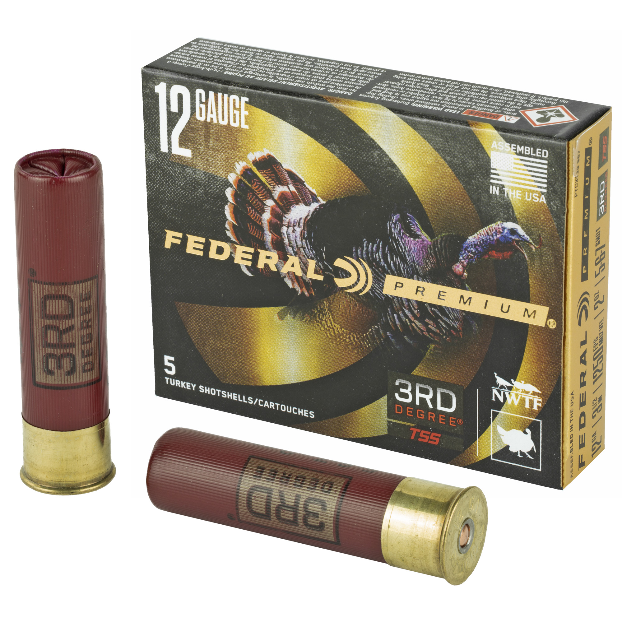 Federal 3rd Degree 12 Gauge 3.5″ Flight Control #5, #6, and #7 Shotshell – 5rd