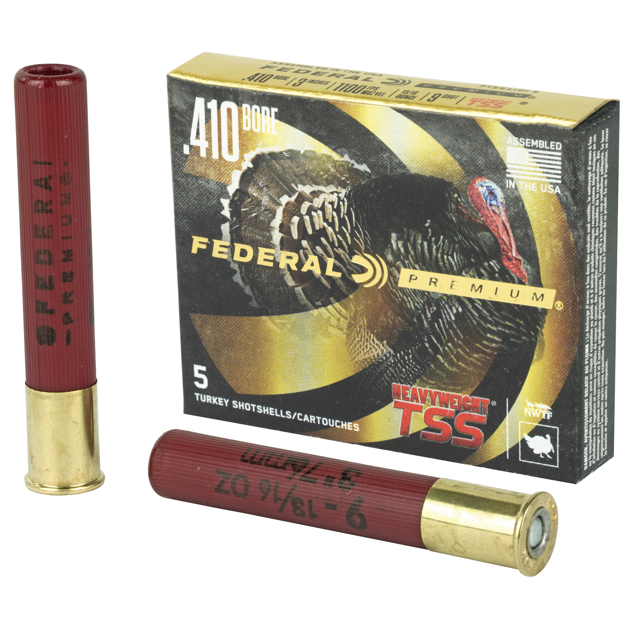 Federal Heavyweight TSS 410 Gauge 3″ California Certified Nonlead Ammunition #9 – 5rd