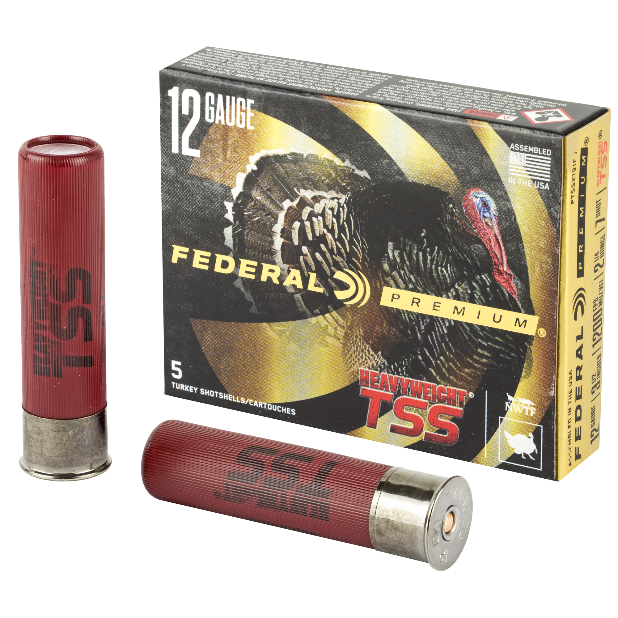 Federal Heavyweight TSS 12 Gauge 3.5″ California Certified Nonlead Ammunition #7 – 5rd