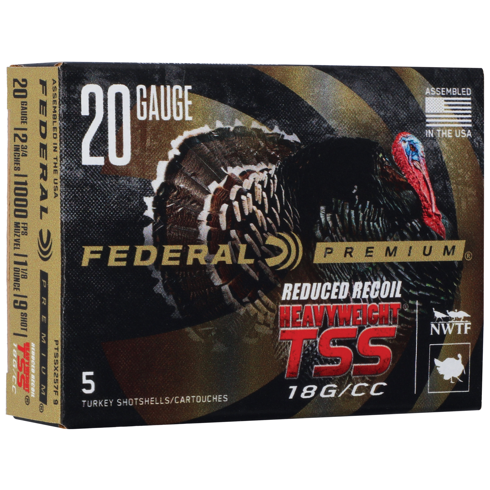 Federal Heavyweight TSS 20 Gauge 2.75″ #9 – 5rd