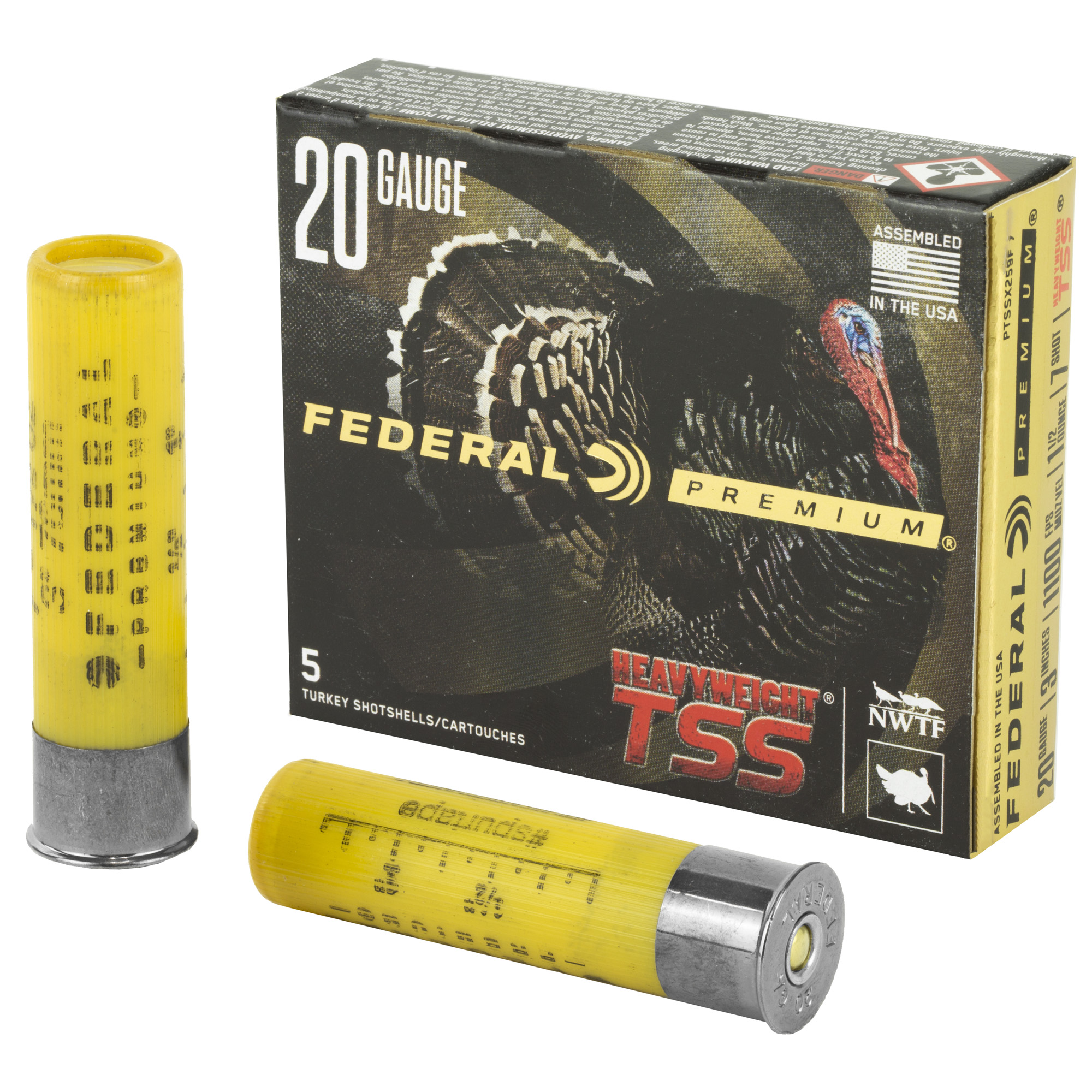 Federal Heavyweight TSS 20 Gauge 3″ California Certified Nonlead Ammunition #7 – 5rd