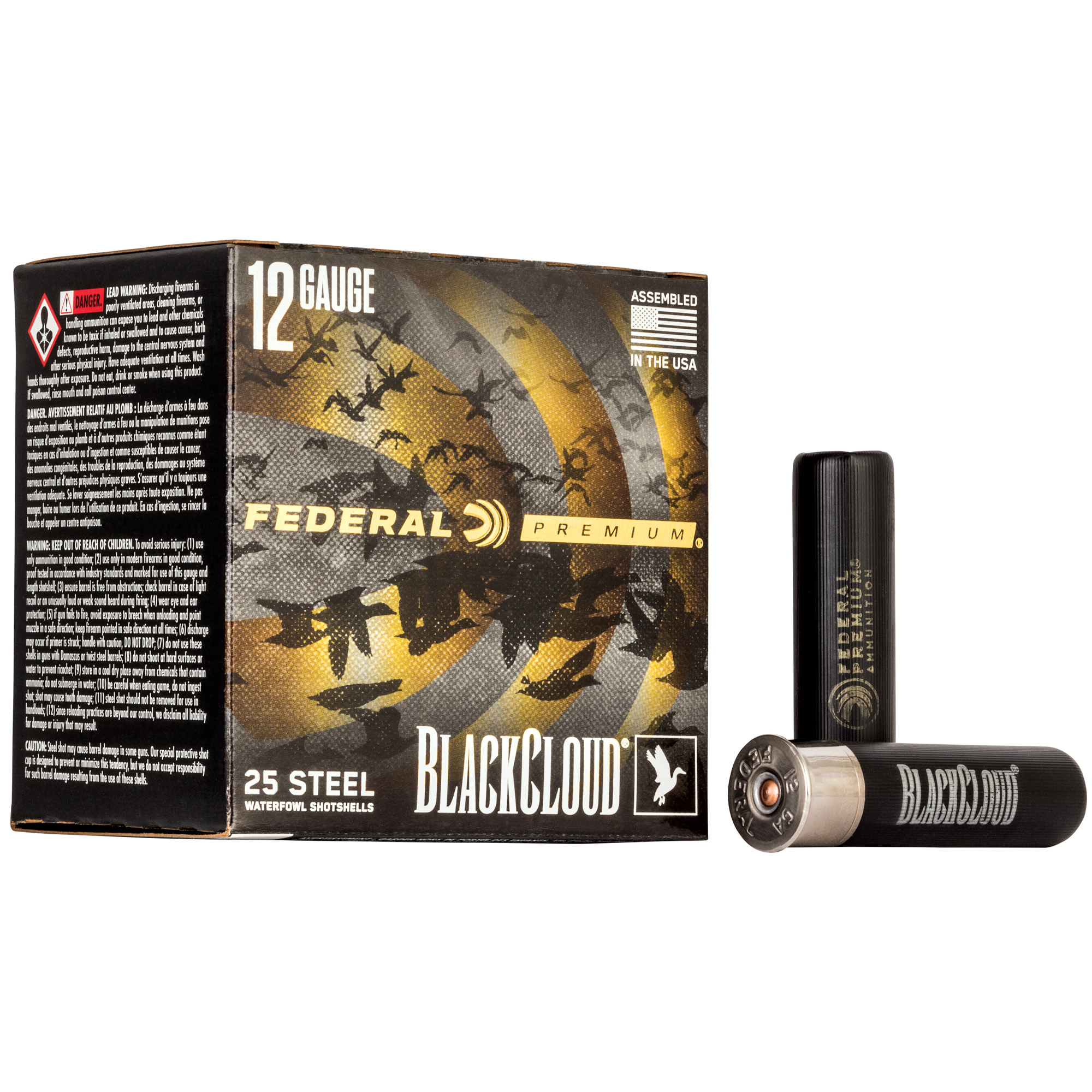 Federal Premium Black Cloud 12 Gauge 3.5″ #2 Steel Shot – 25rd