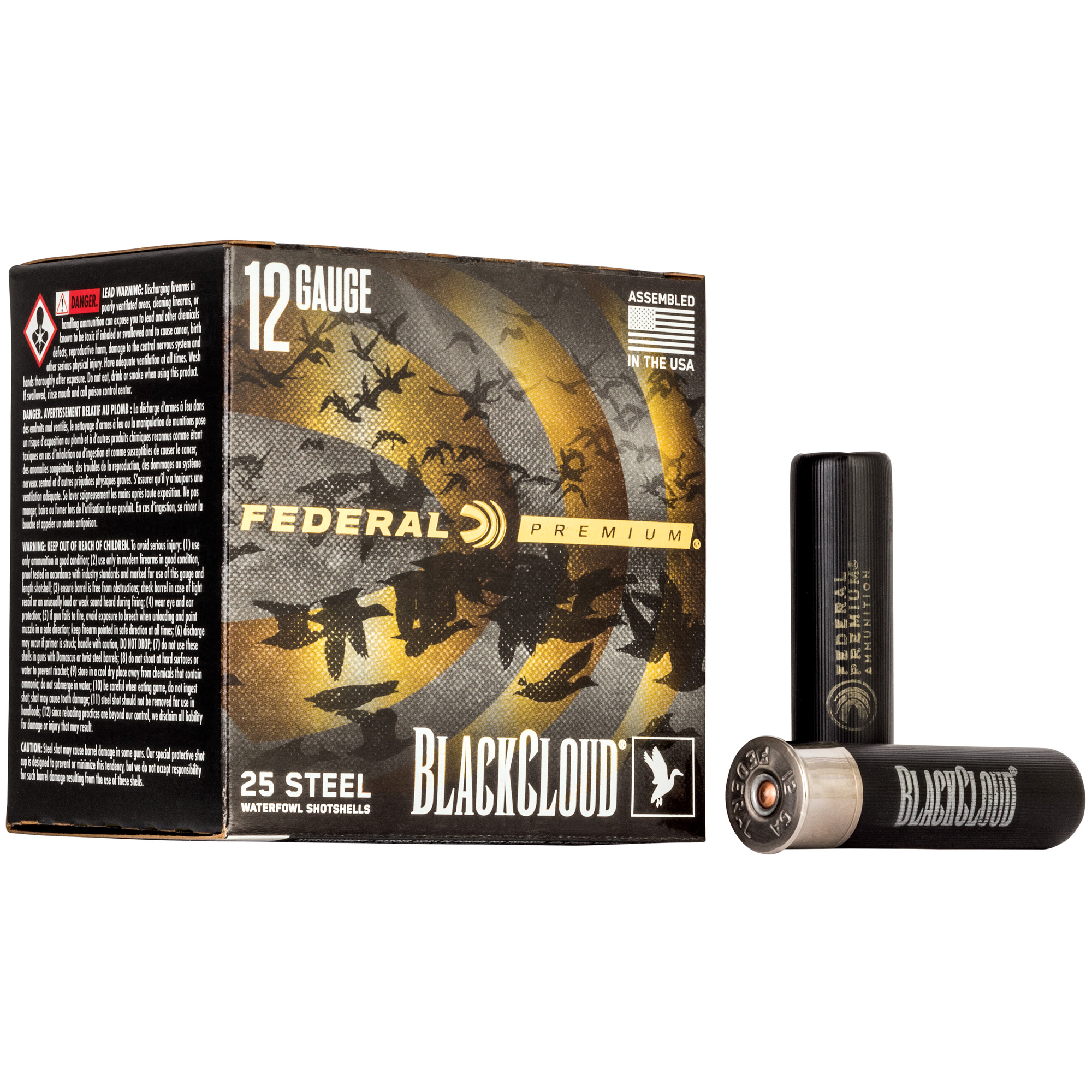 Federal Premium Black Cloud 12 Gauge 3.5″ BB Steel Shot – 25rd