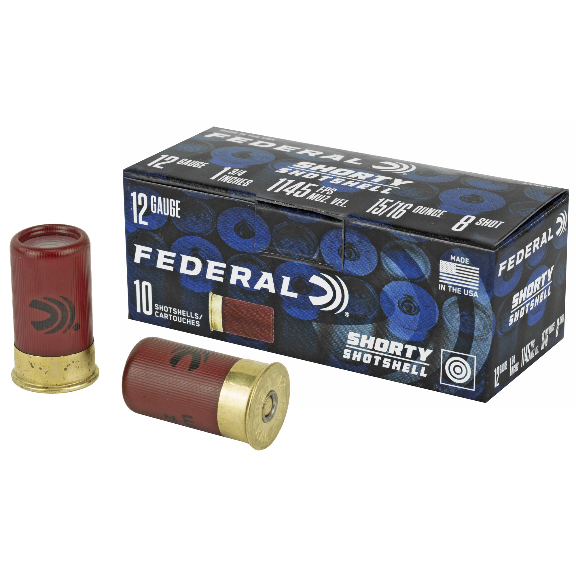 Federal Shorty Shotshell 12 Gauge 1.75″ – 10rd