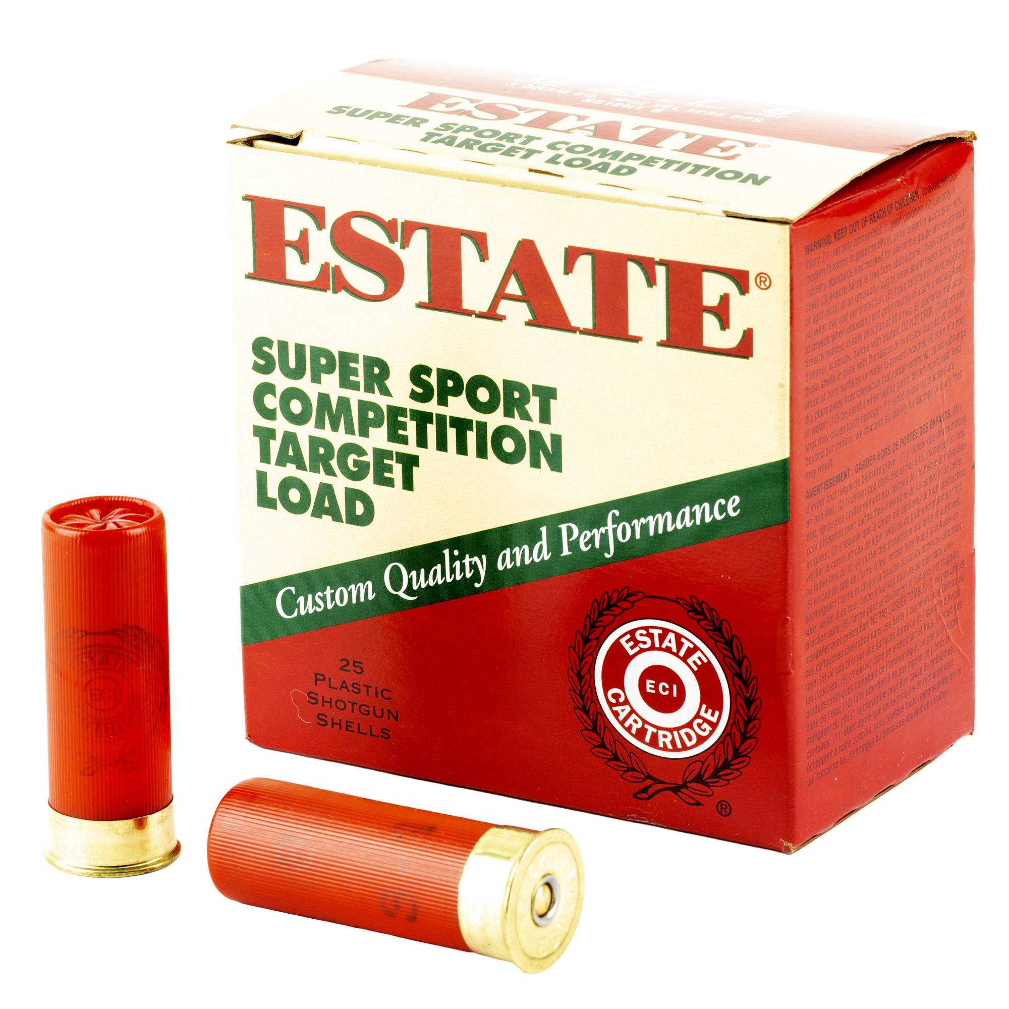 Federal Estate 12 Gauge 2.75″ #8 Shot – 25rd