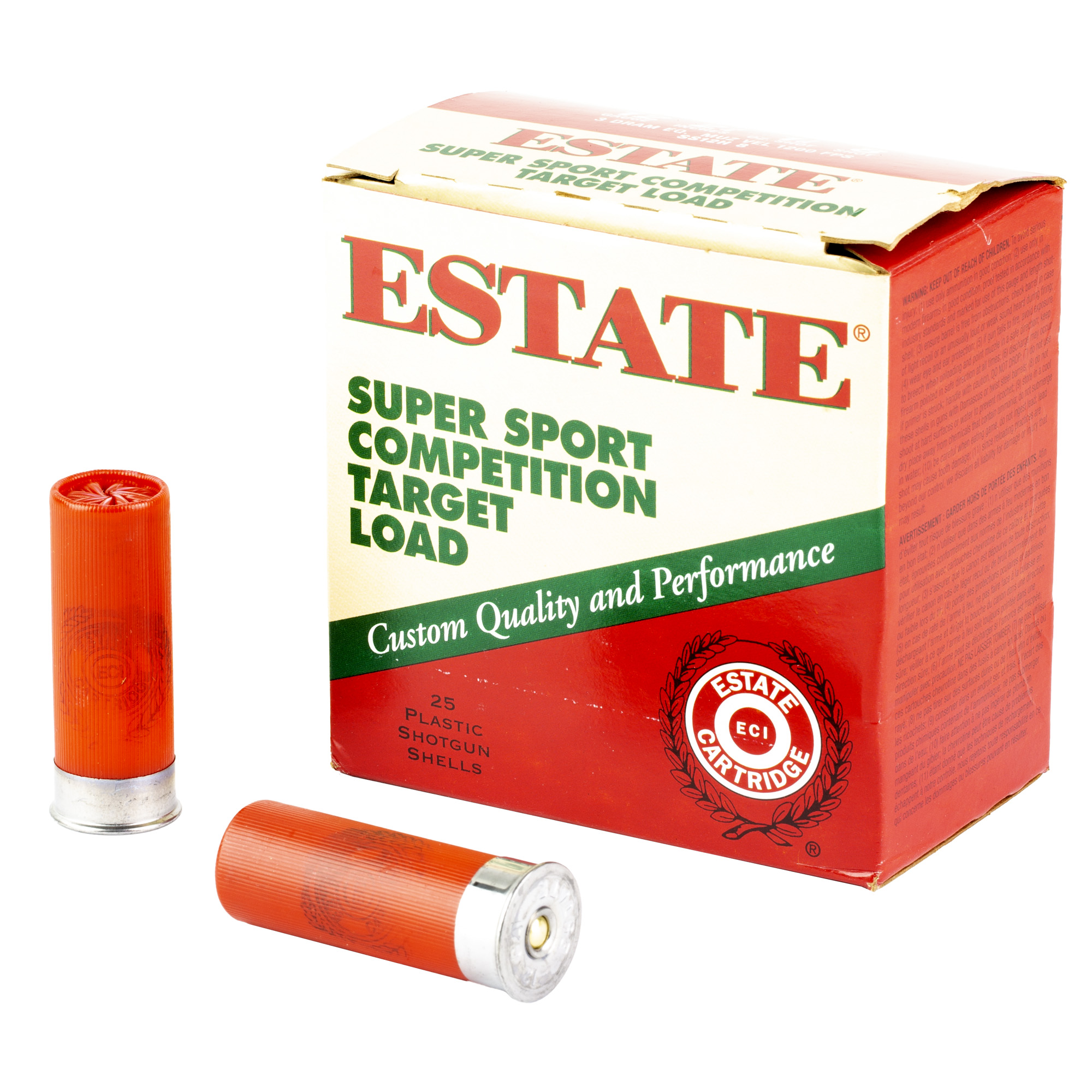 Federal Estate 12 Gauge 2.75″ #8 Shot – 25rd