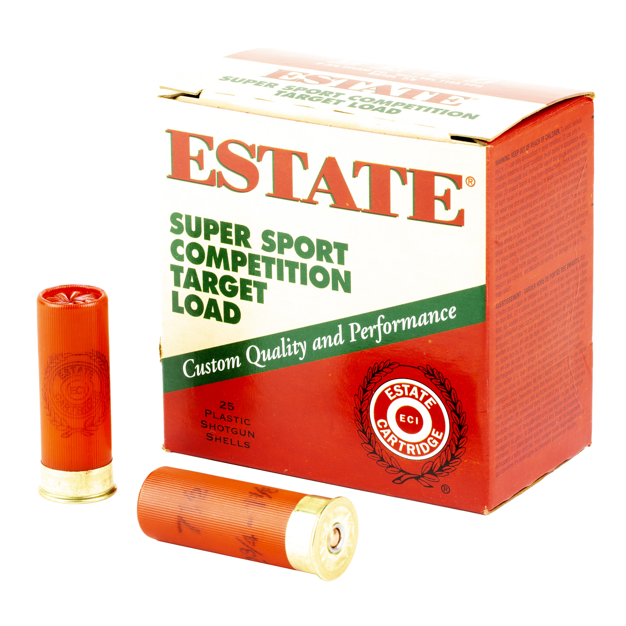 Federal Estate 12 Gauge 2.75″ #7.5 Shot – 25rd