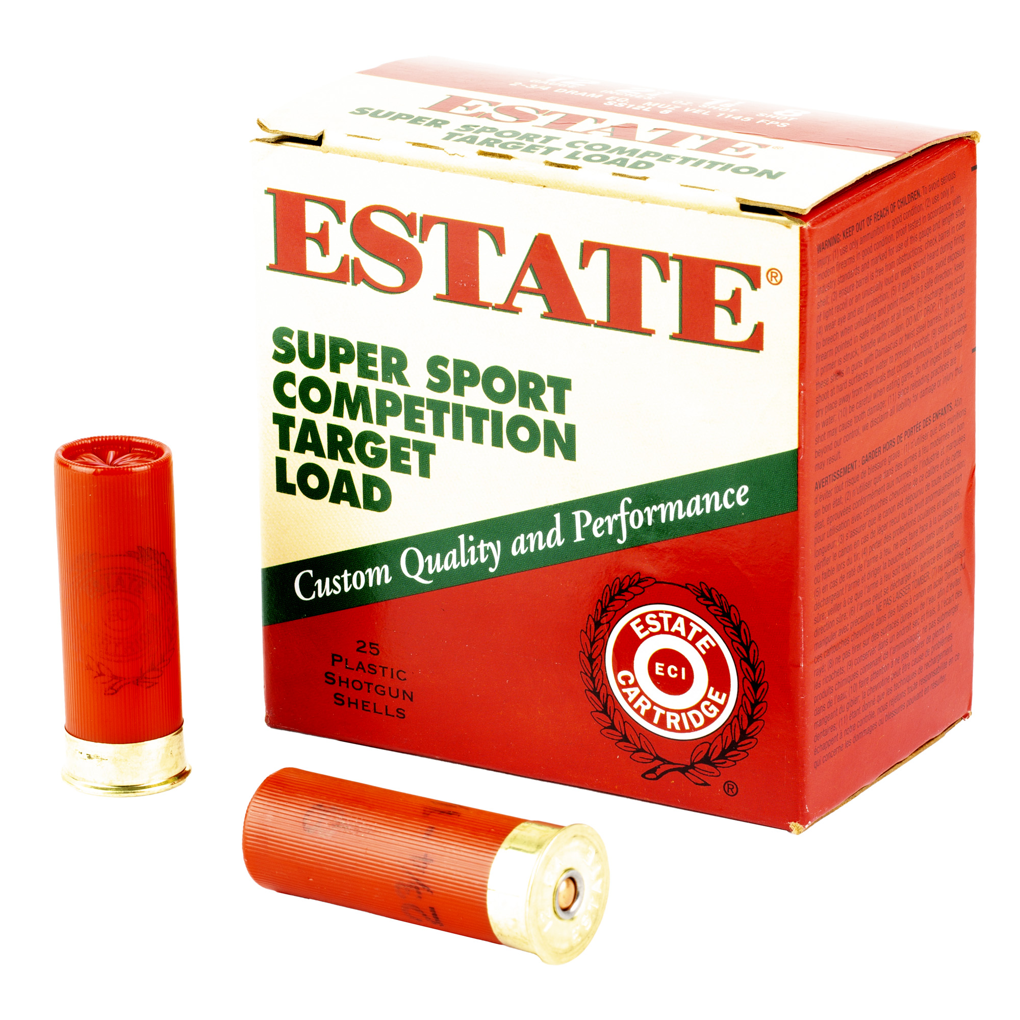 Federal Estate 12 Gauge 2.75″ #8 Shot – 25rd