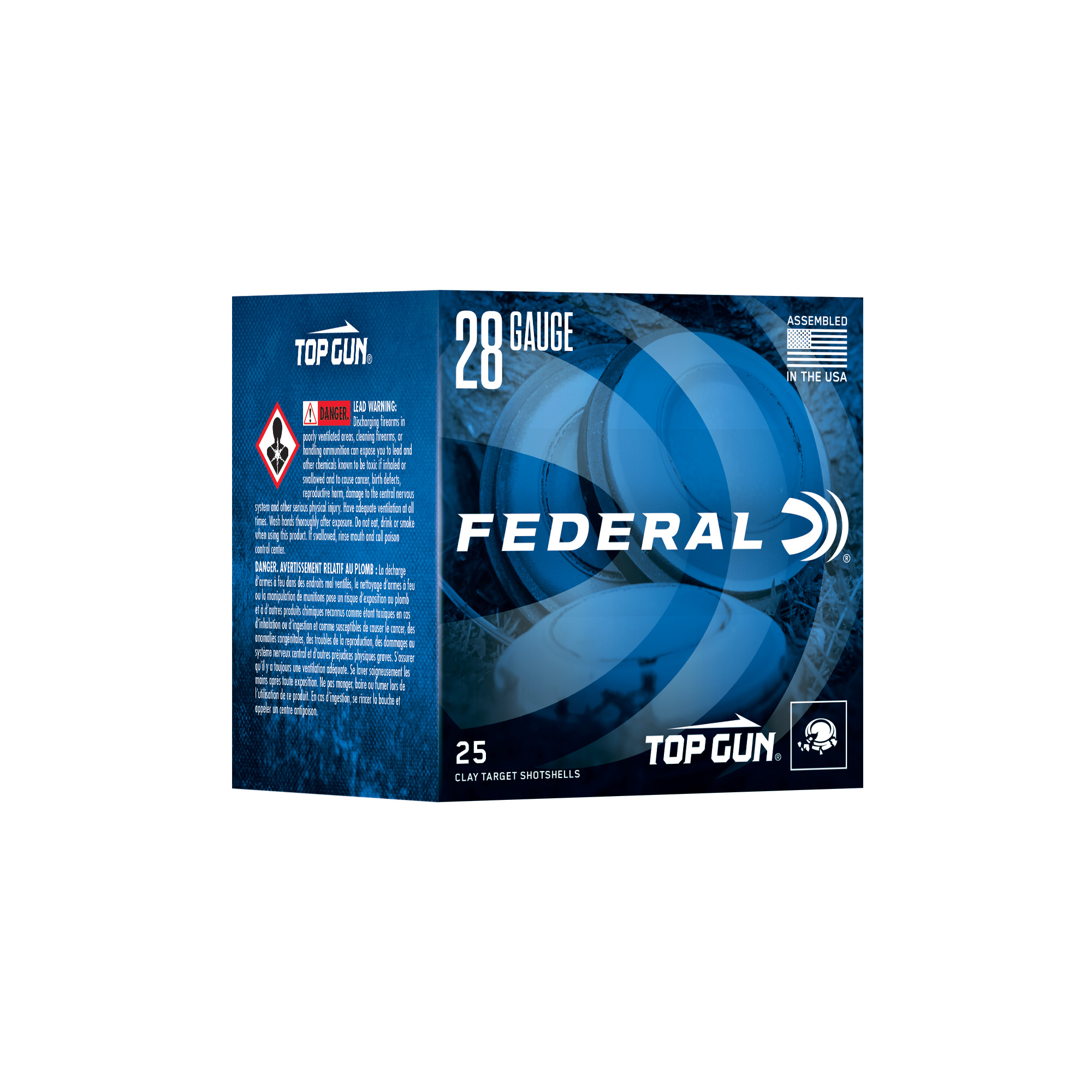 Federal Top Gun 28 Gauge 2.75″ #9 Lead – 25rd