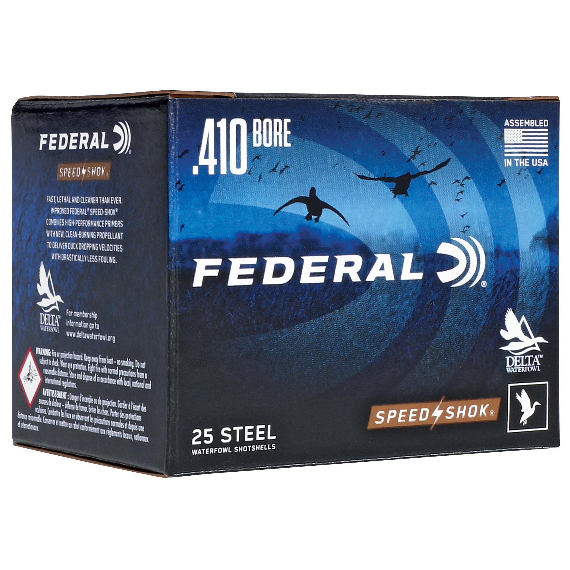 Federal Speed-Shok 410 Gauge 3″ #6 Steel Shot – 25rd