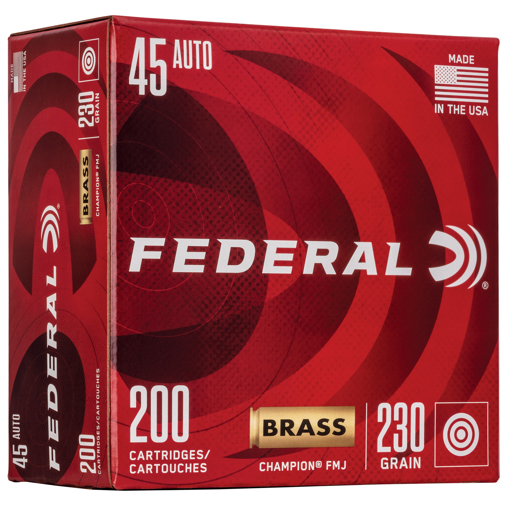 Federal Champion 45 ACP 230gr Full Metal Jacket – 200rd