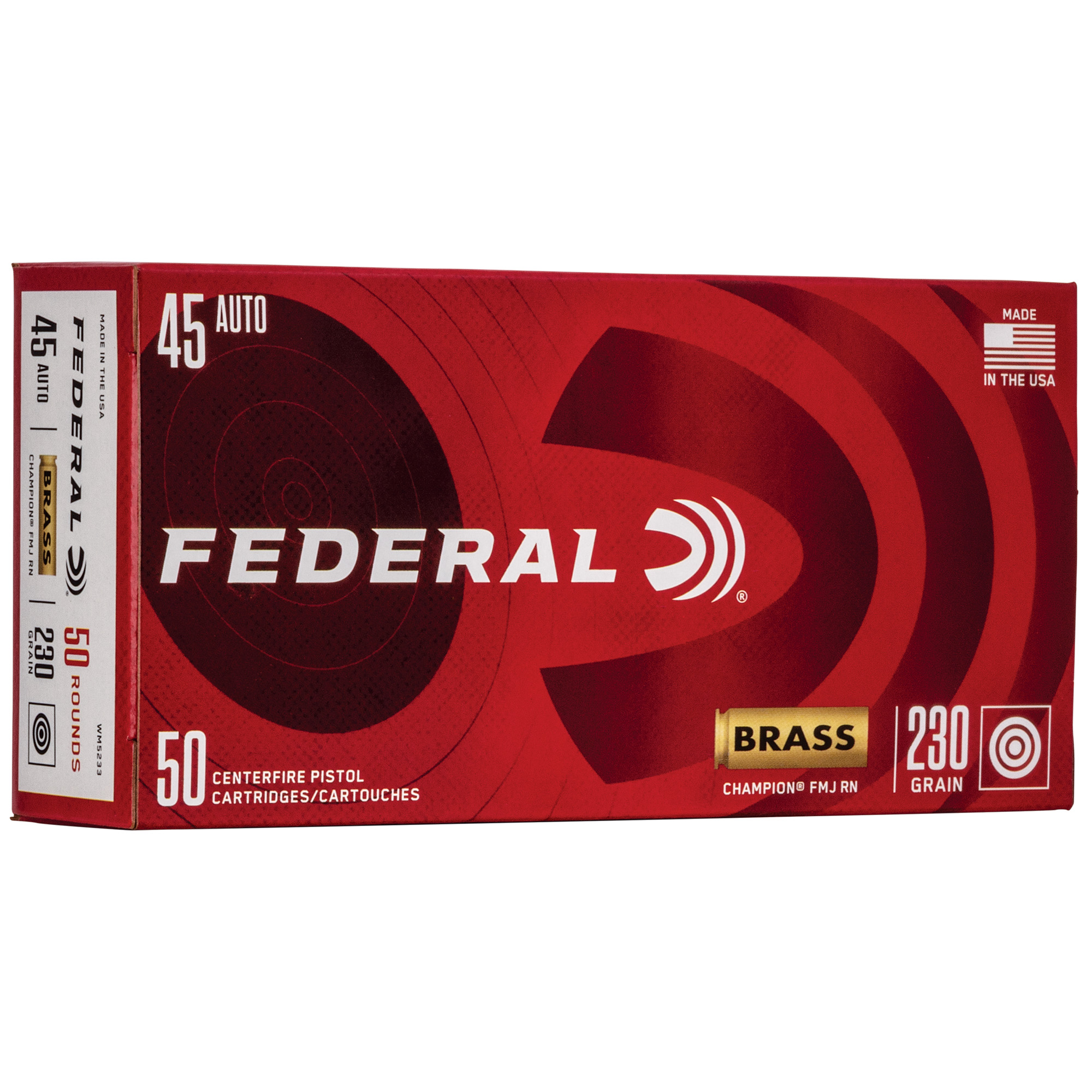 Federal Champion 45 ACP 230gr Full Metal Jacket – 50rd