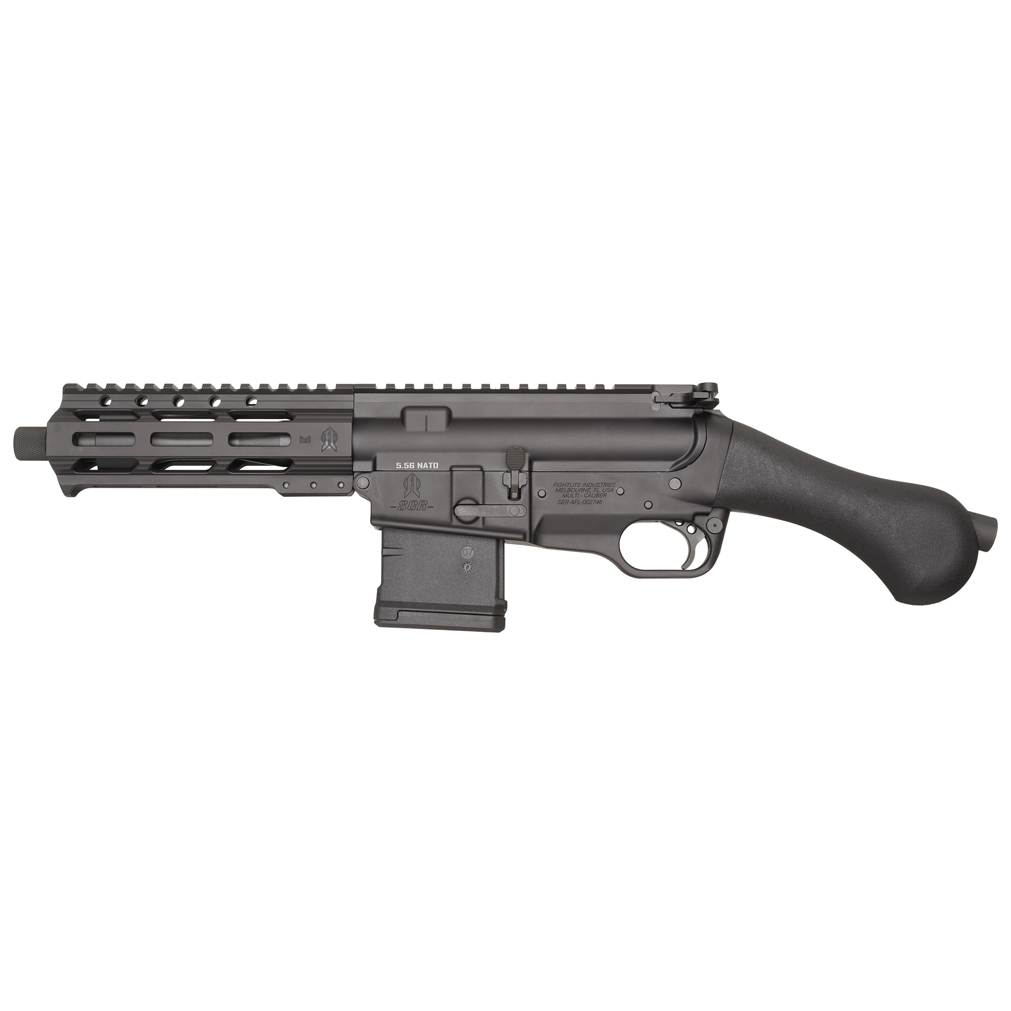 FightLite SCR Raider 7.25″ 5.56 NATO 10rd – Black