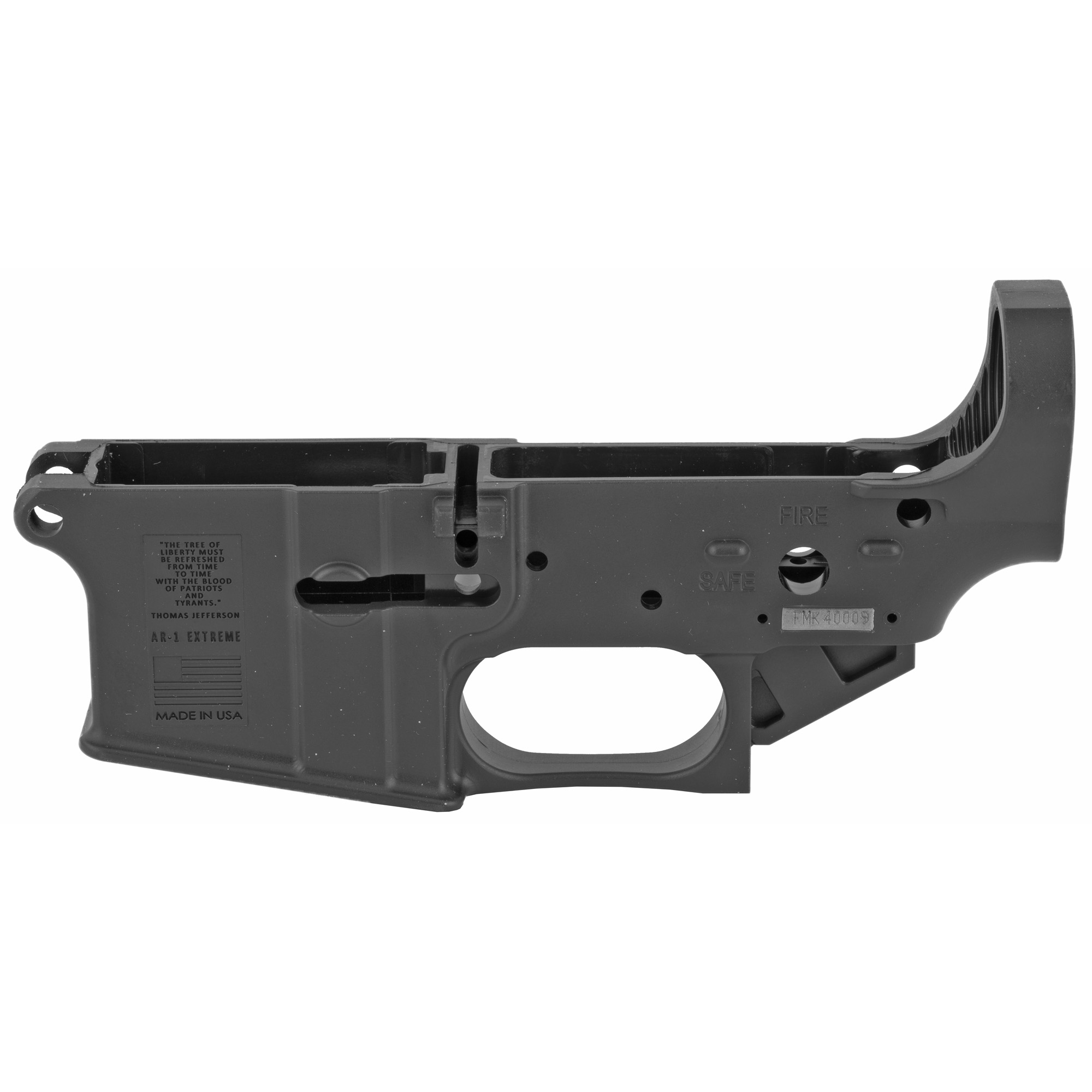 FMK AR-15 Stripped Lower Receiver 223 Remington 556NATO – Black