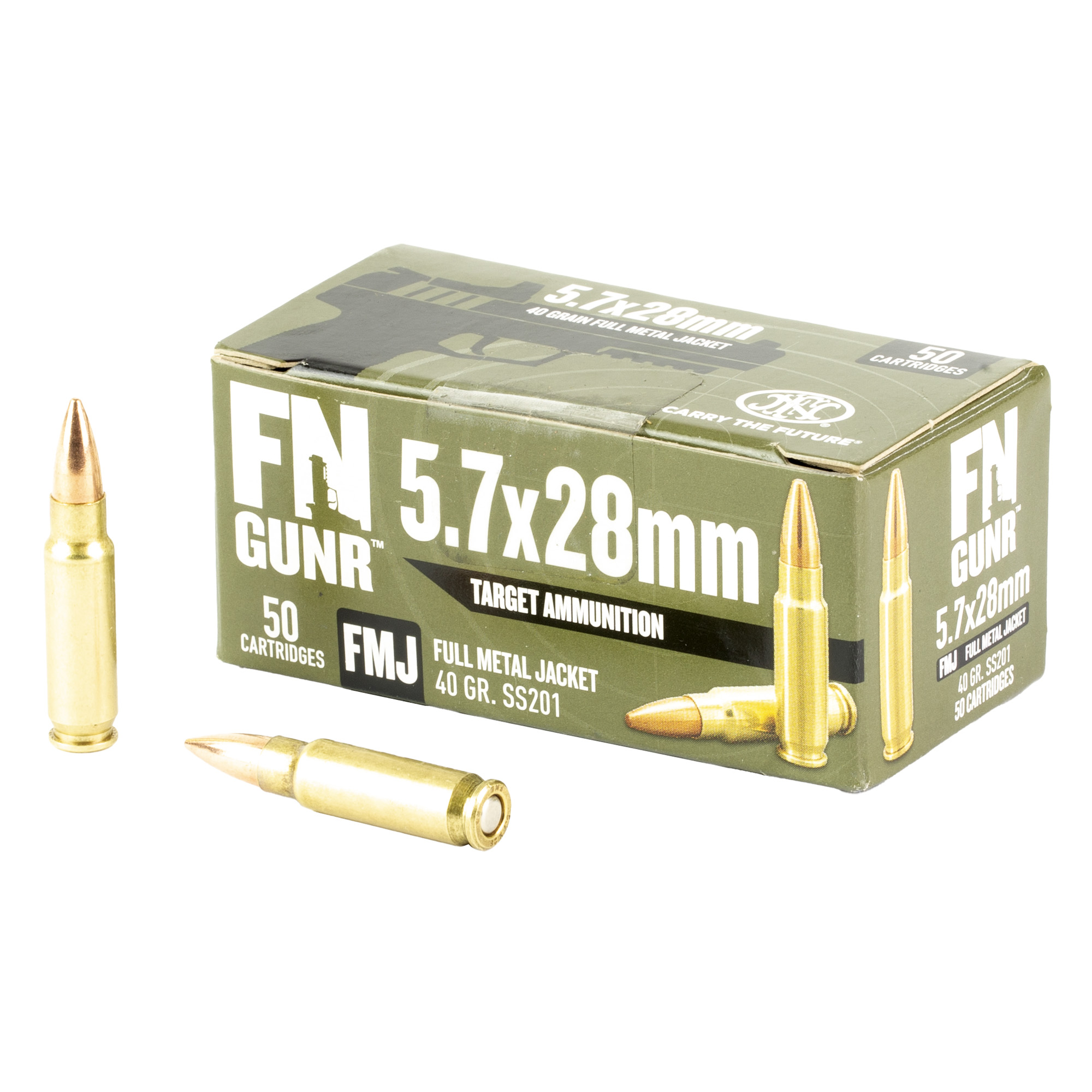 FN Gunner Target 5.7X28mm 40gr Full Metal Jacket – 50rd