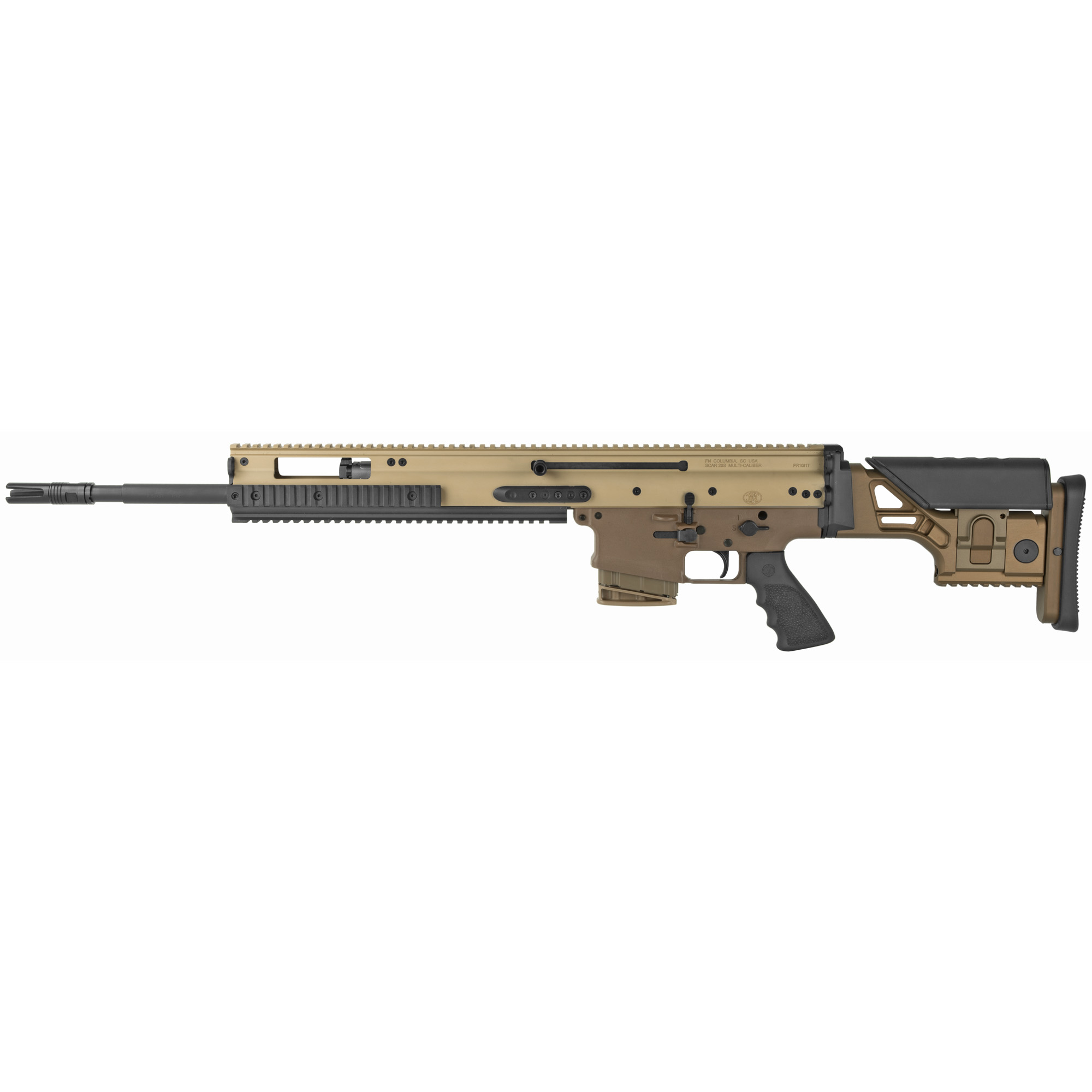 FN SCAR NRCH Rifle 20″ 308 Winchester 10rd Adjustable Sights – Flat Dark Earth