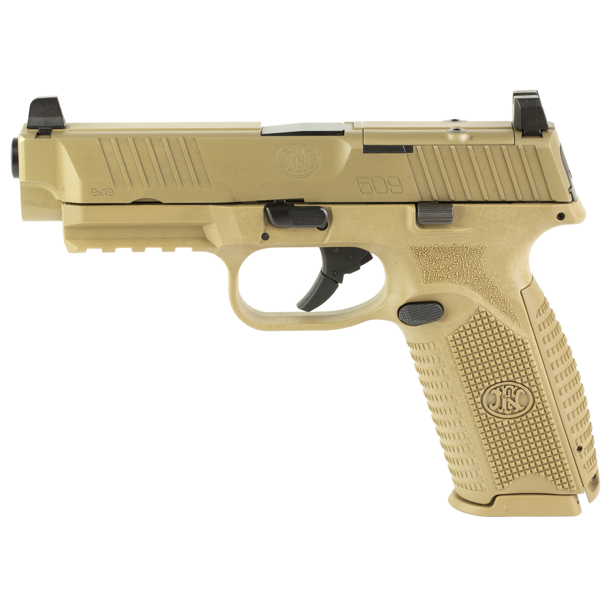 FN 509 MRD Striker Fired 4.5″ 9mm 17rd Adjustable Sights – Flat Dark Earth