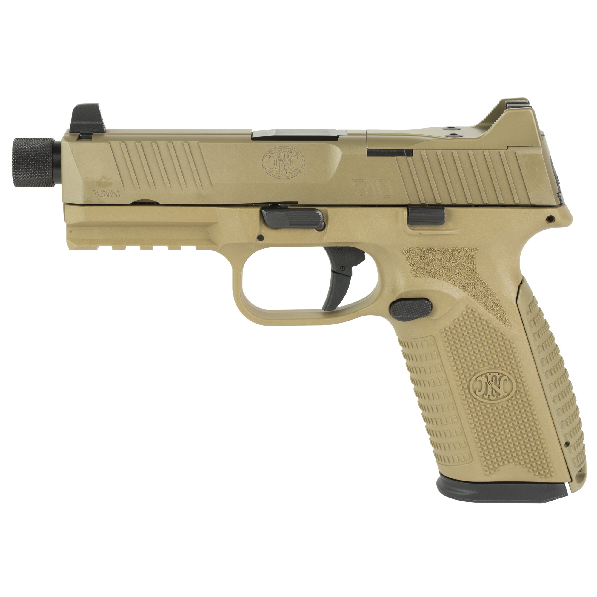 FN 510T Striker Fired 4.71″ 10mm 22rd Night Sights – Flat Dark Earth