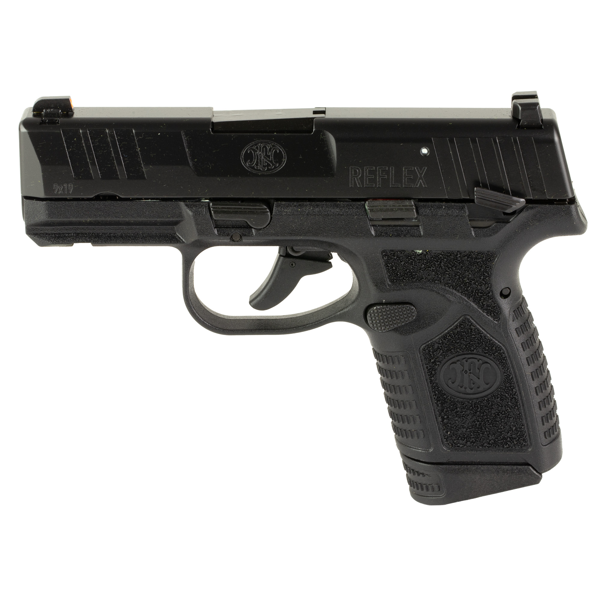 FN Reflex Single Action 3.3″ 9mm 15rd 3 Dot – Black