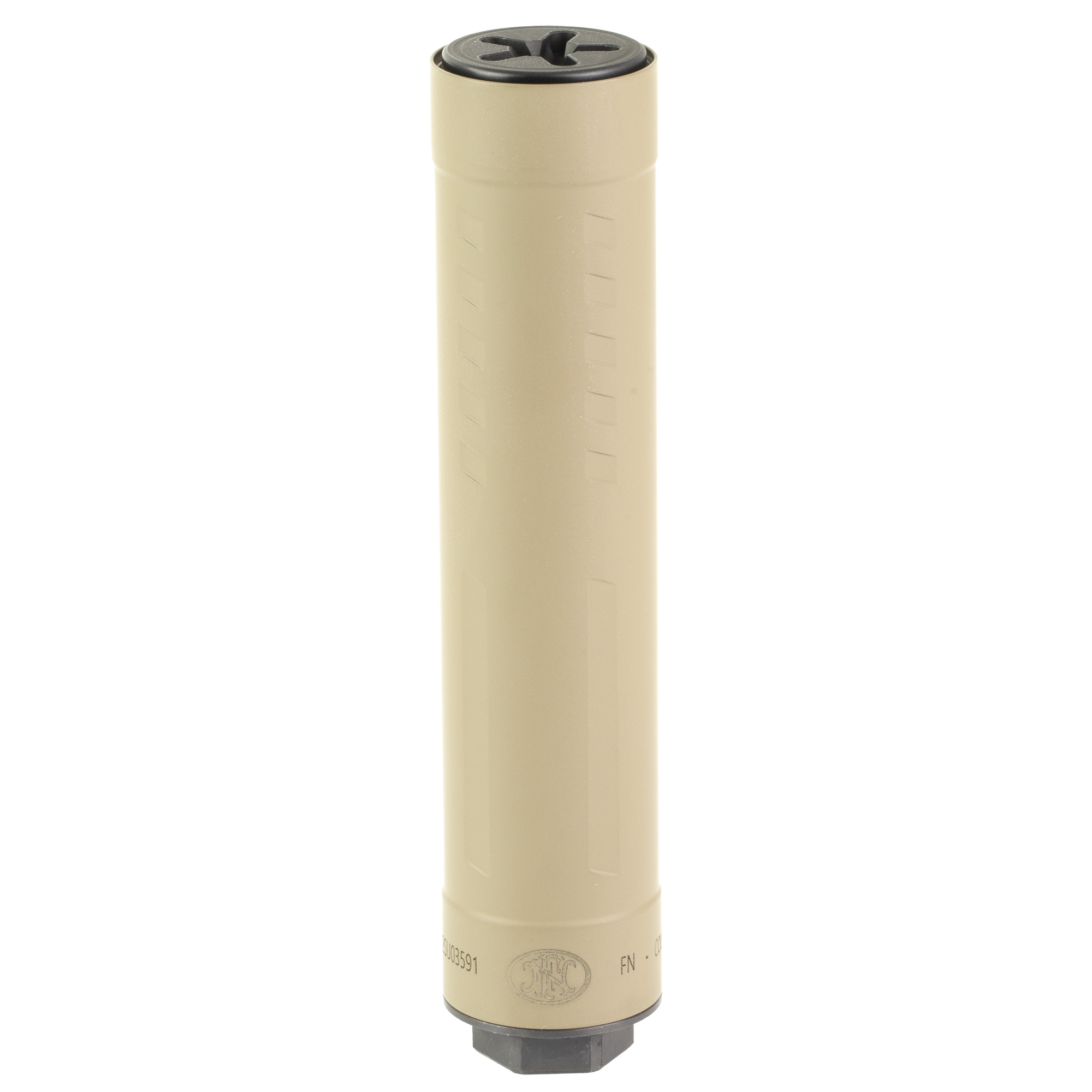 FN Catch 22 Ti Suppressor 22LR, 17HMR, 22MAG Titanium – Flat Dark Earth