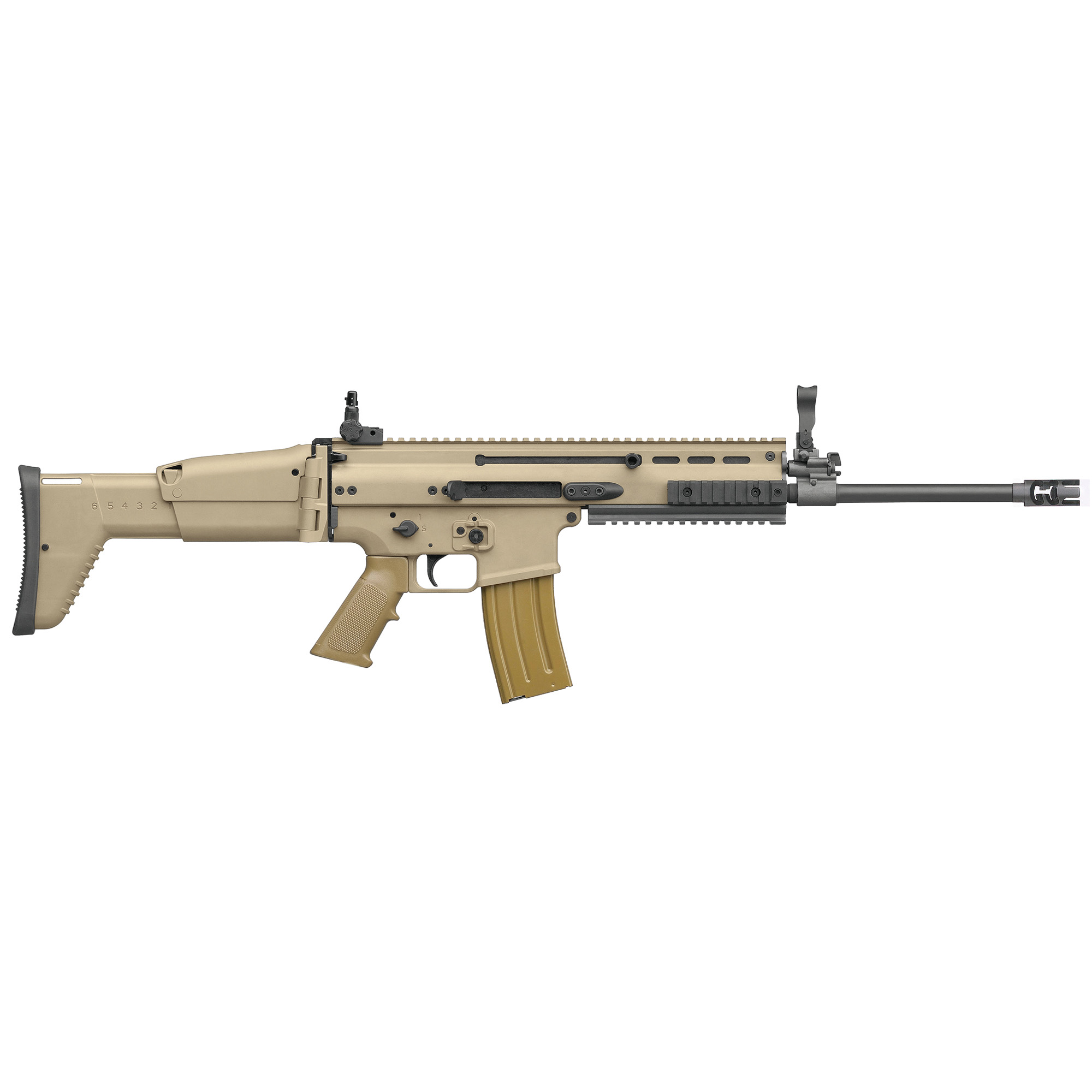 FN SCAR NRCH 16″ 5.56 NATO 30rd Adjustable Sights – Flat Dark Earth