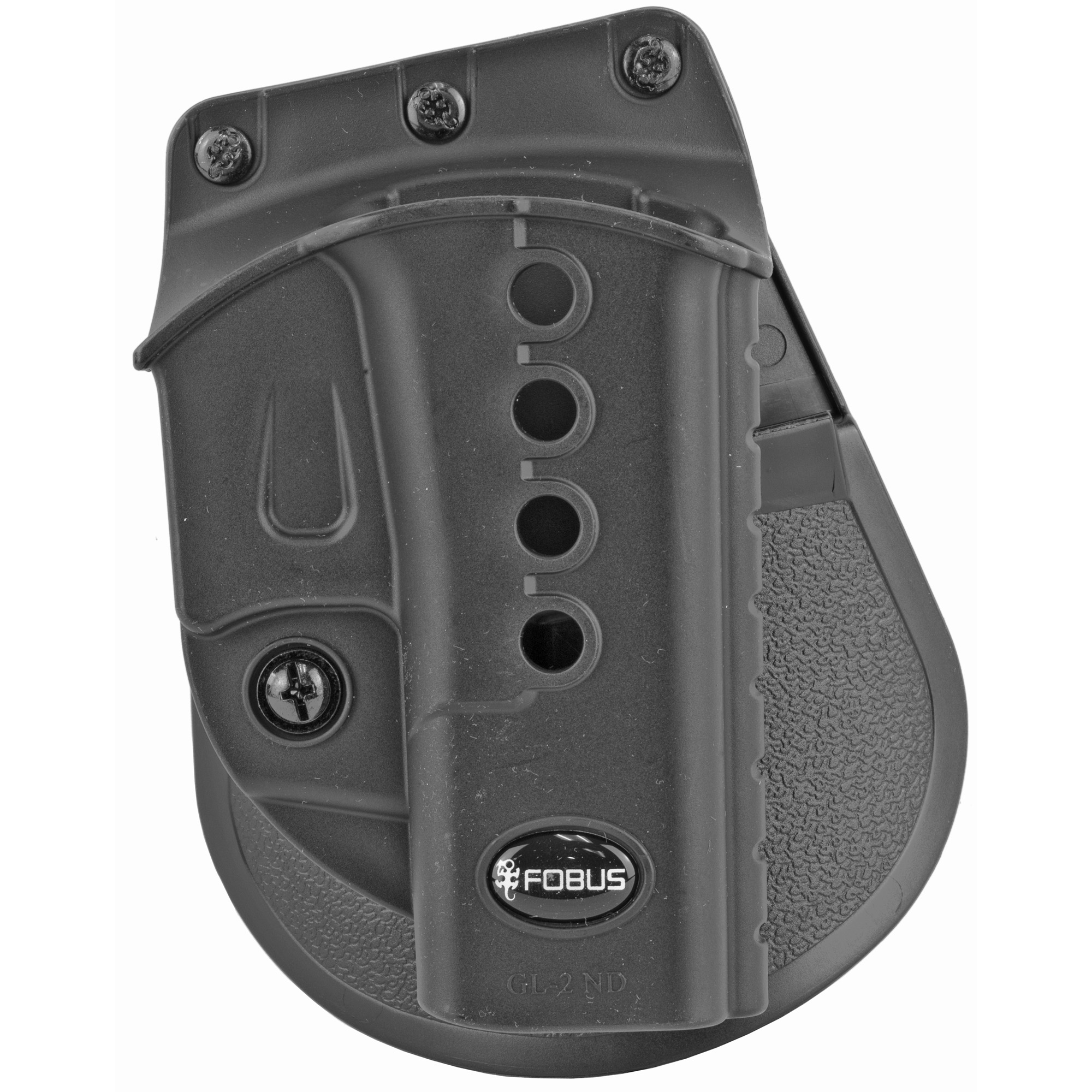 Fobus Glock 17/19/22/23/26/27/31/32/33 E2 Roto Paddle Polymer Holster – Black