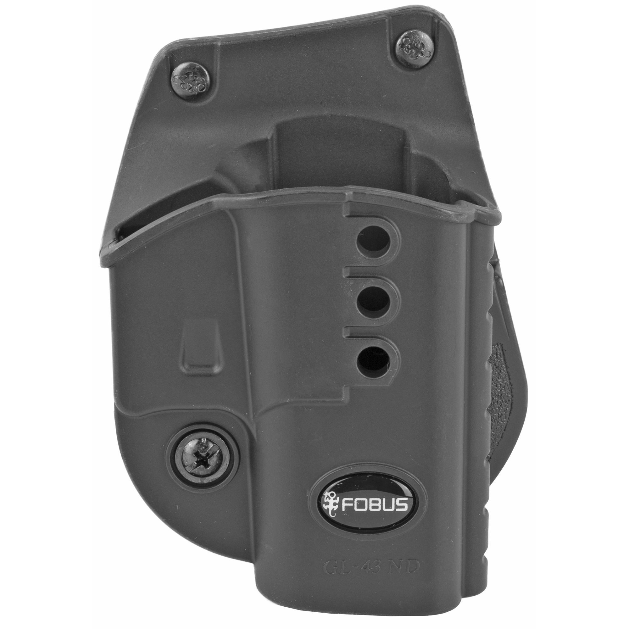 Fobus Glock 43 GL43ND Paddle Right Hand Polymer Paddle Holster – Black